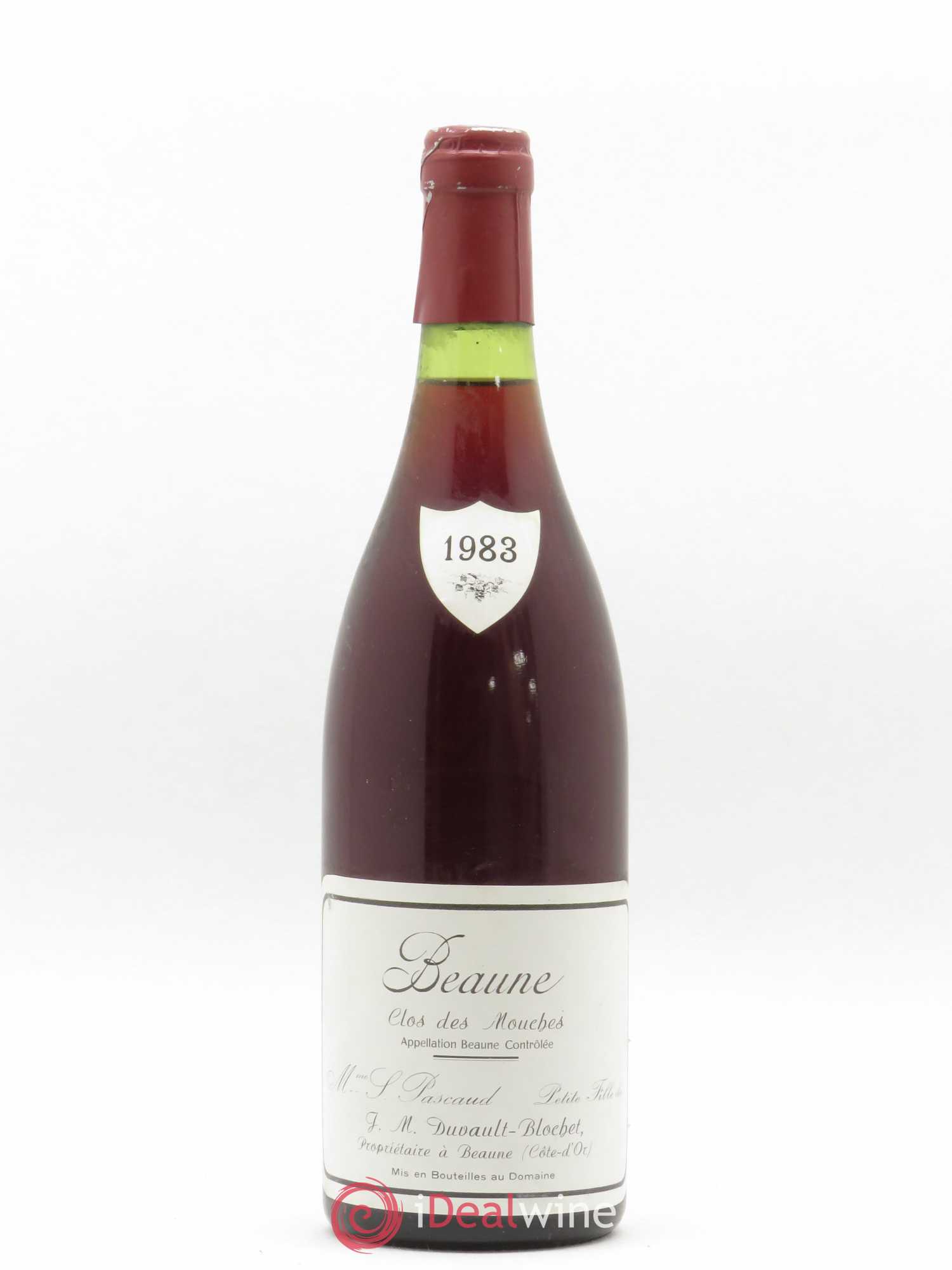 Beaune 1er Cru Clos des Mouches S. Pascaud (Domaine) 1983 - Posten von 1 Flasche - 0