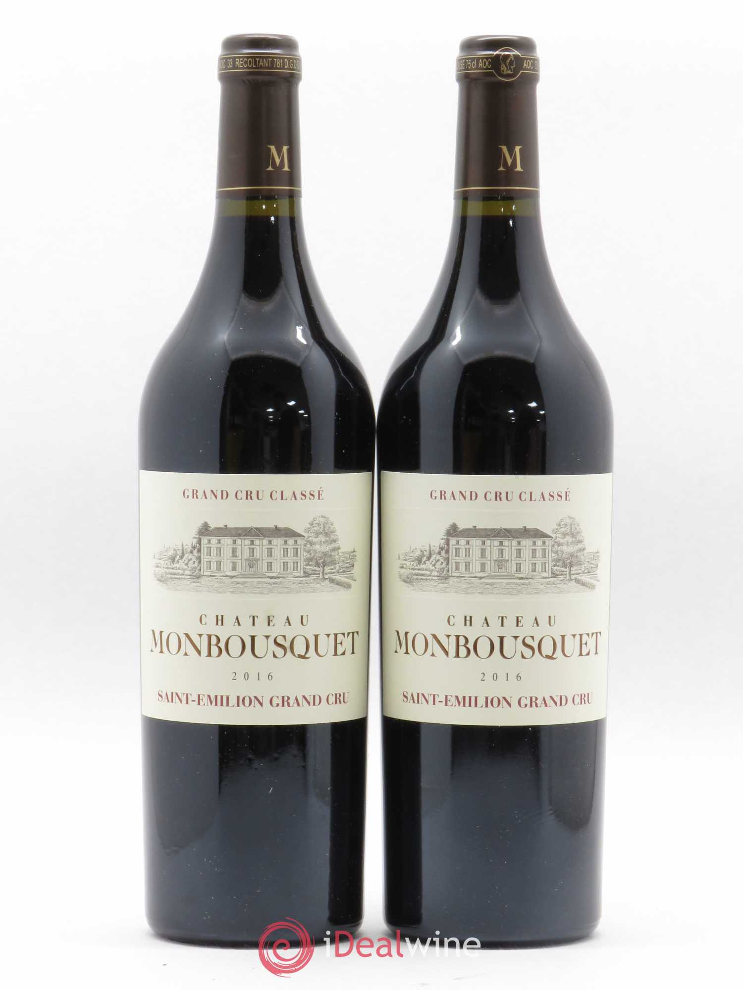 Château Monbousquet Grand Cru Classé 2016 - Lot de 2 bouteilles - 0