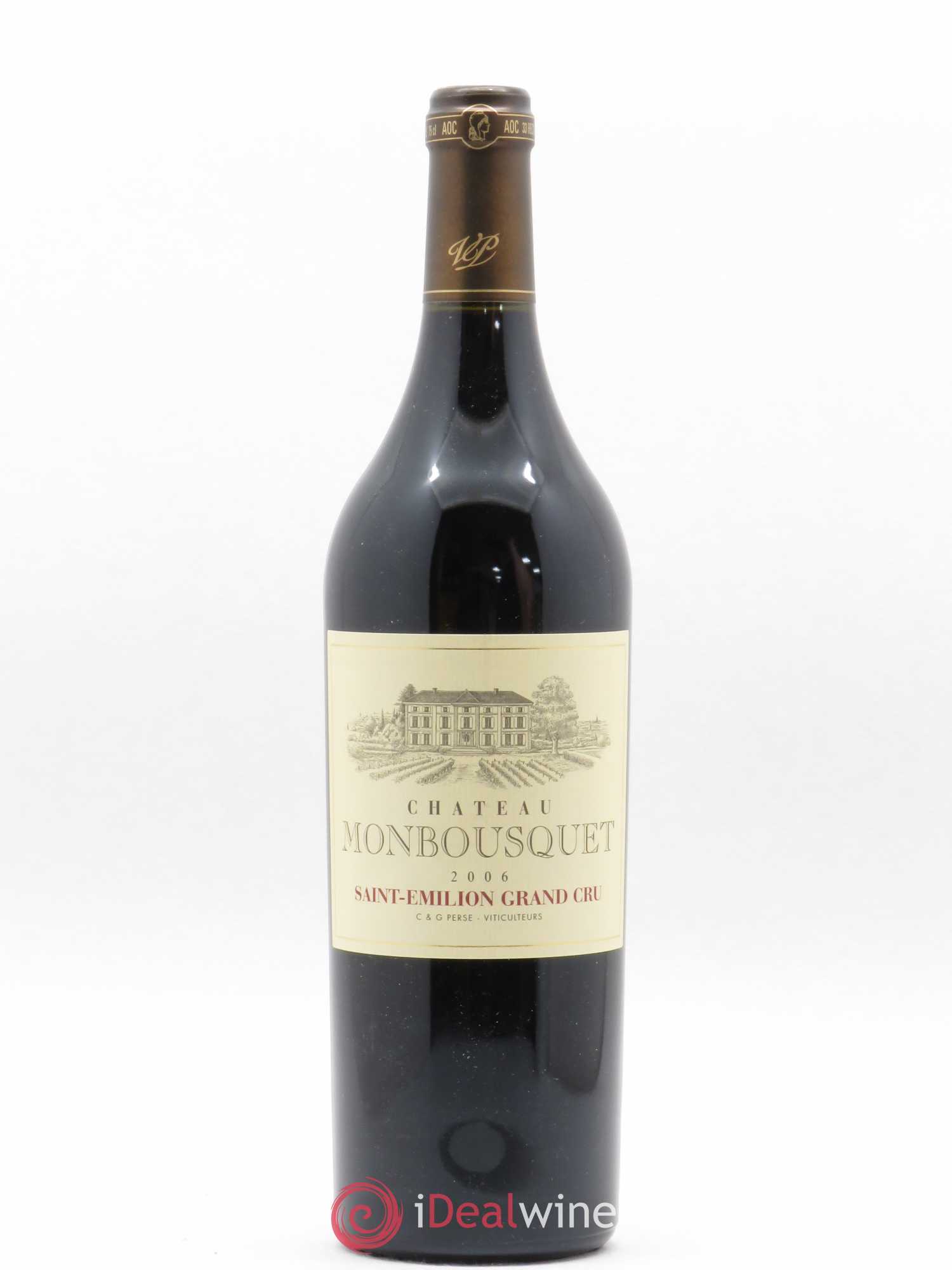 Château Monbousquet Grand Cru Classé 2006 - Lot de 1 bouteille - 0