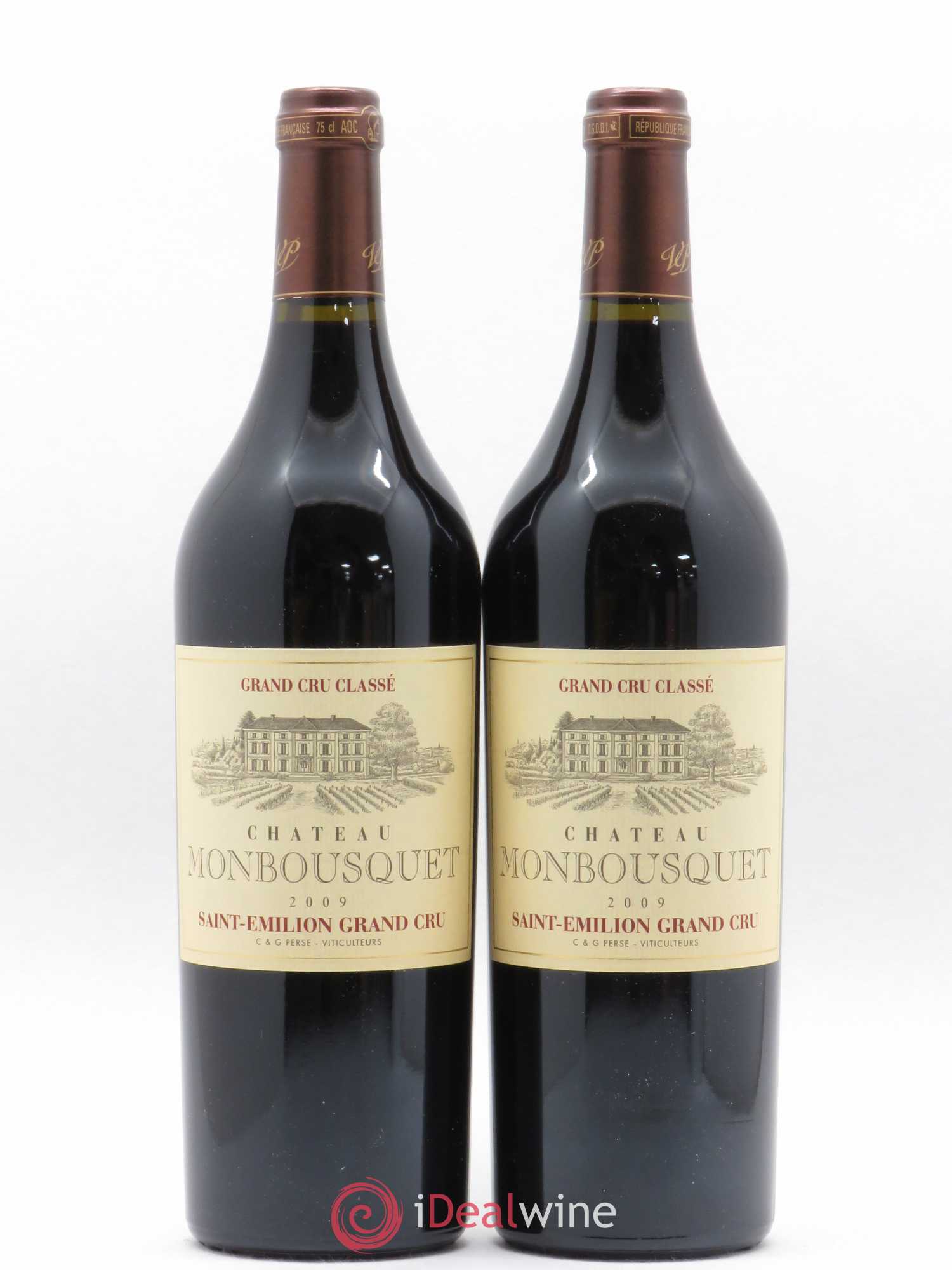 Château Monbousquet Grand Cru Classé 2009 - Lot de 2 bouteilles - 0