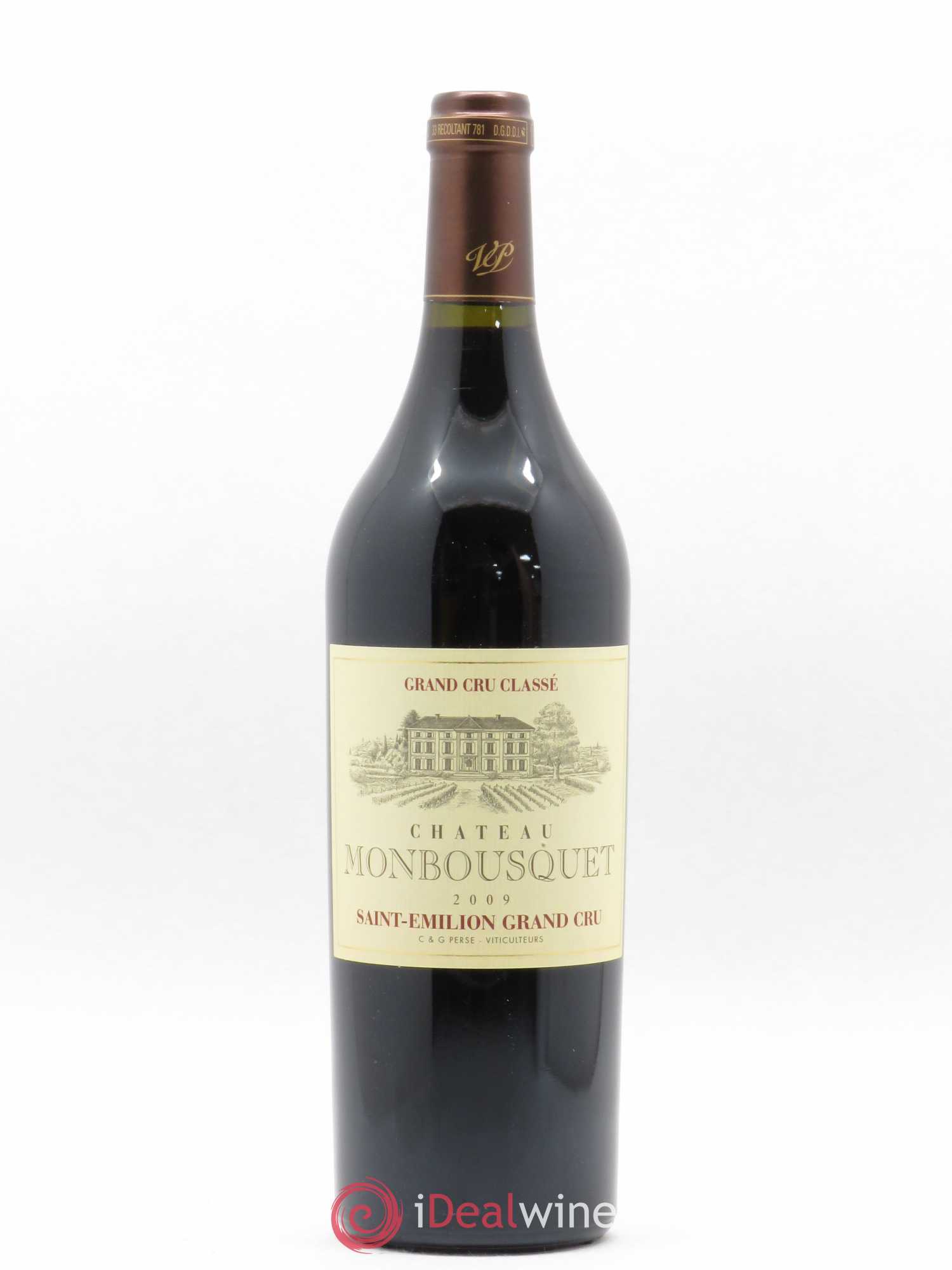 Château Monbousquet Grand Cru Classé 2009 - Lot de 1 bouteille - 0