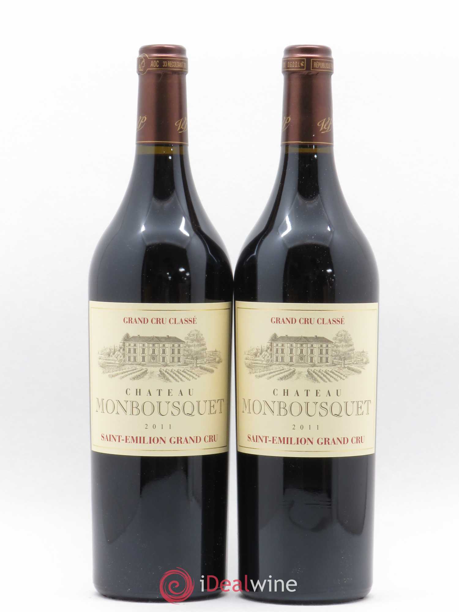 Château Monbousquet Grand Cru Classé 2011 - Lot de 2 bouteilles - 0