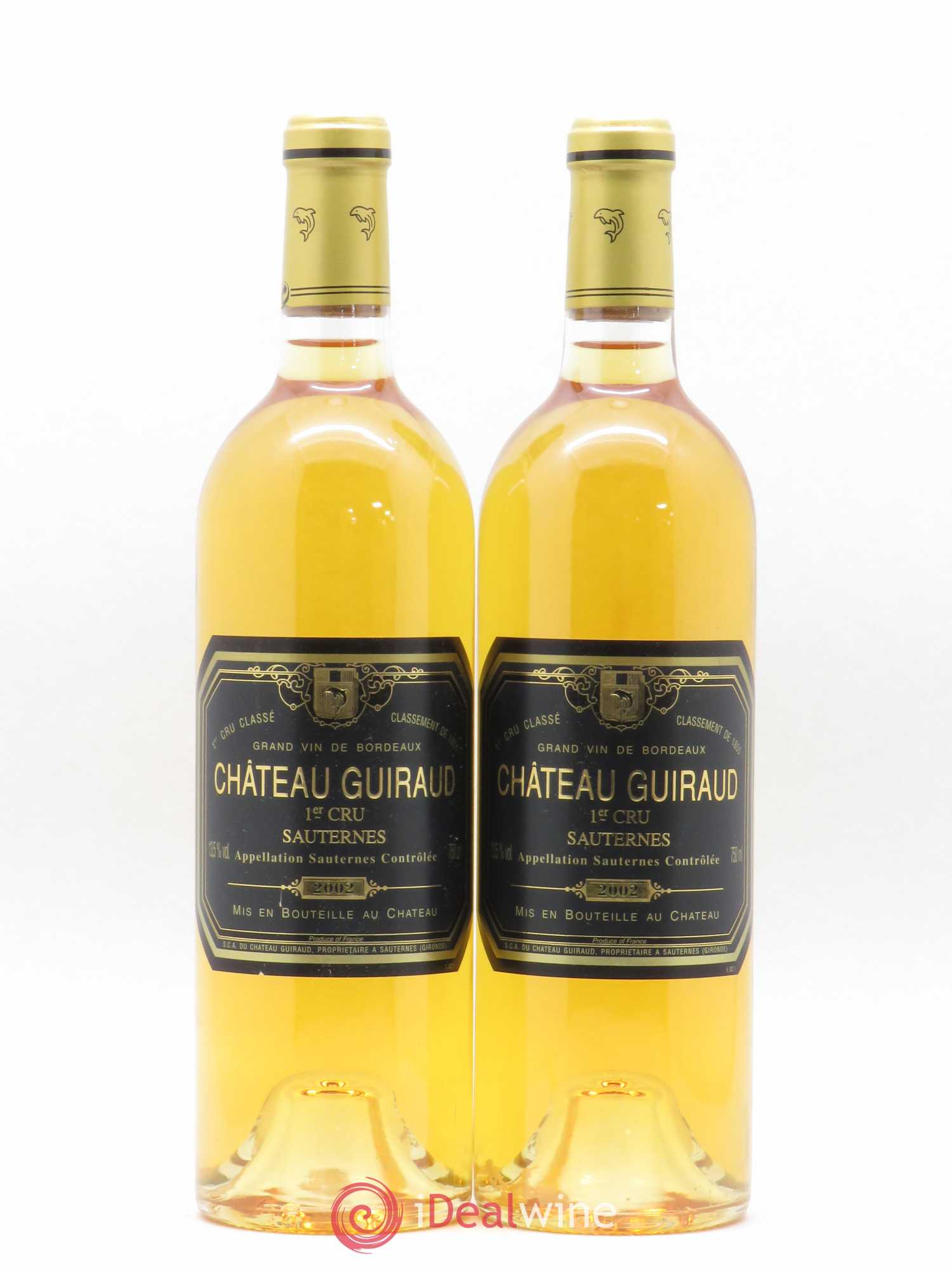Château Guiraud 1er Grand Cru Classé 2002 - Lotto di 2 bottiglie - 0