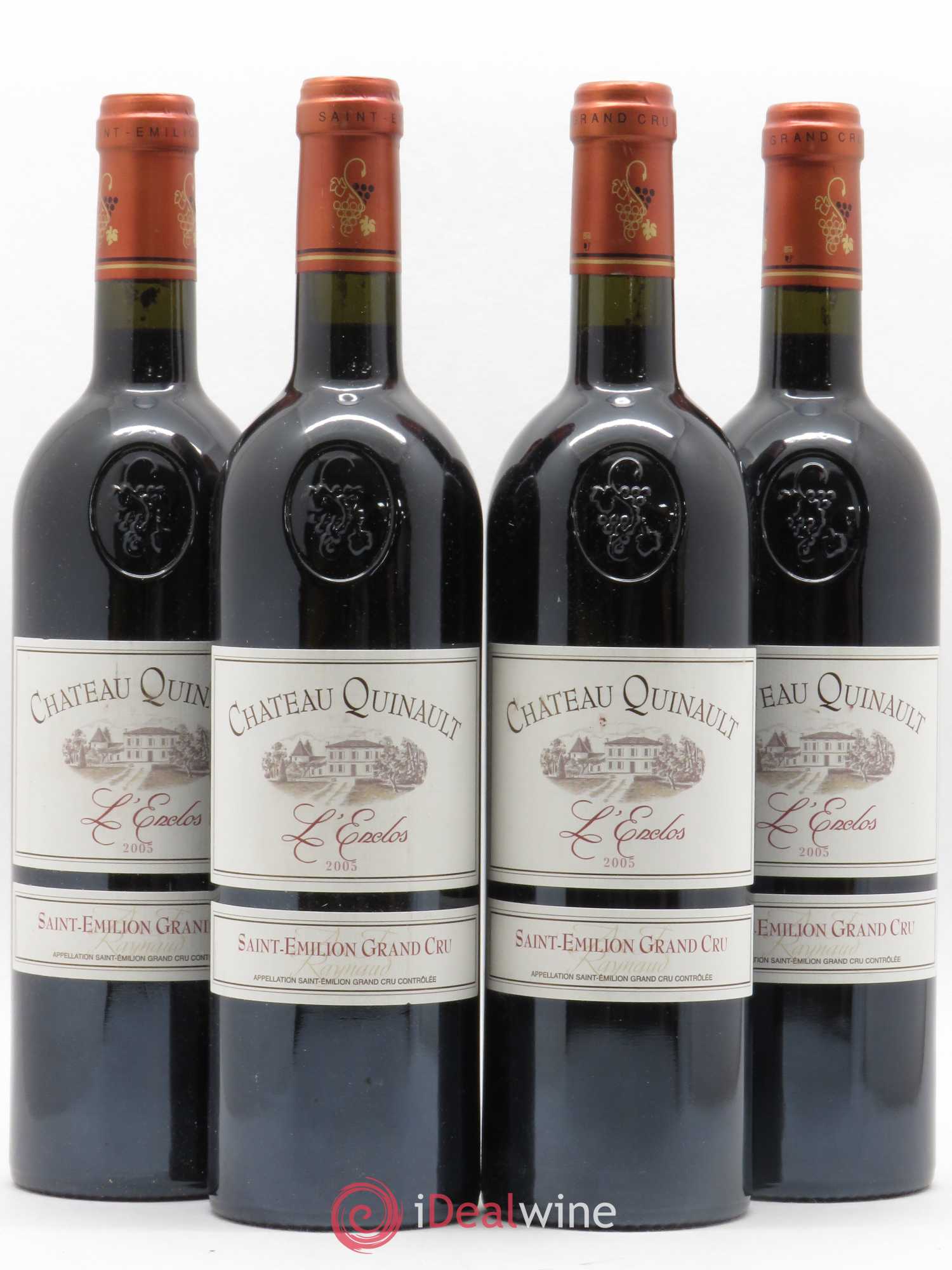 Château Quinault L'Enclos 2005 - Lot de 4 bouteilles - 0