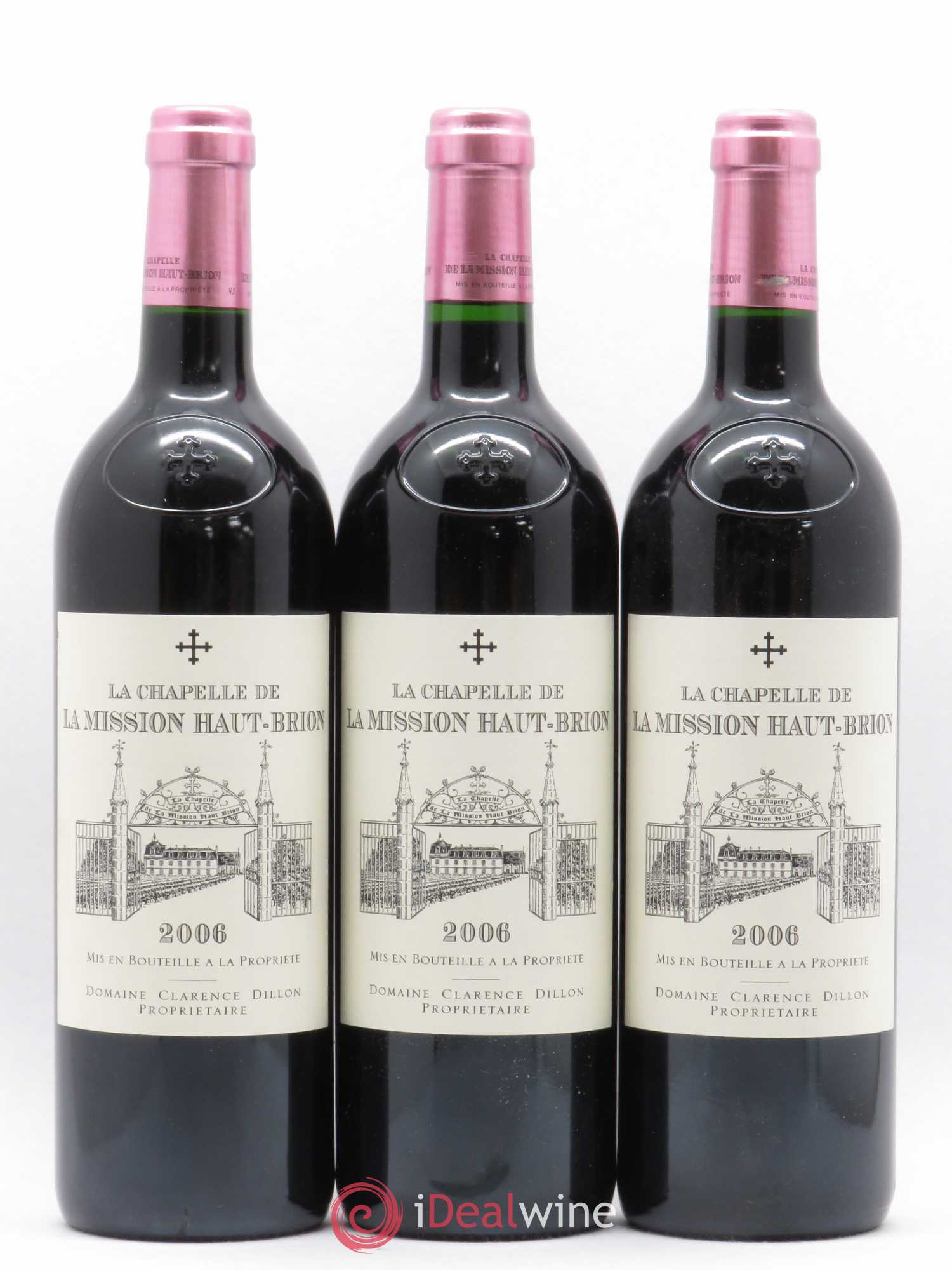 La Chapelle de La Mission Haut-Brion Second Vin 2006 - Lot de 3 bouteilles - 0