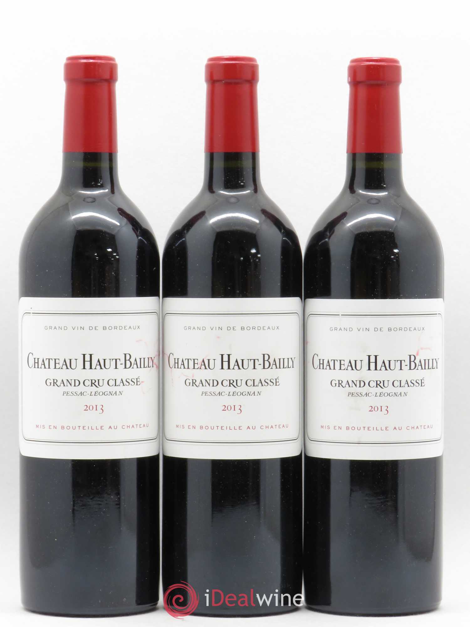 Château Haut-Bailly Cru Classé de Graves 2013 - Lot de 3 bouteilles - 0