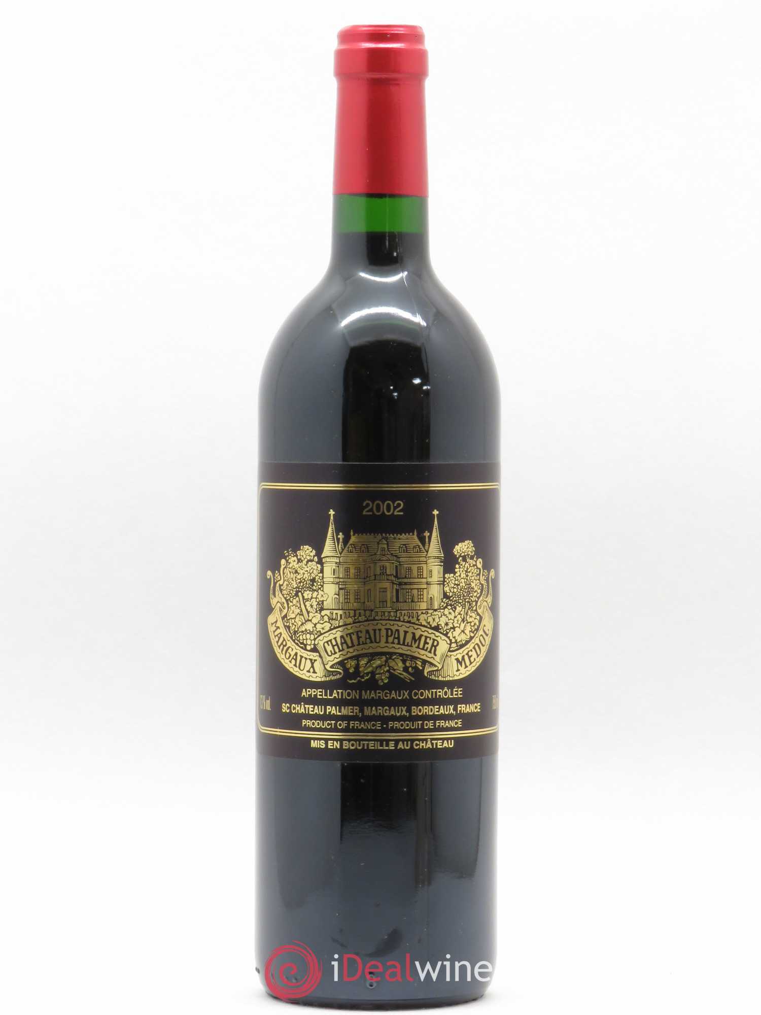 Château Palmer 3ème Grand Cru Classé 2002 - Lot de 1 bouteille - 0