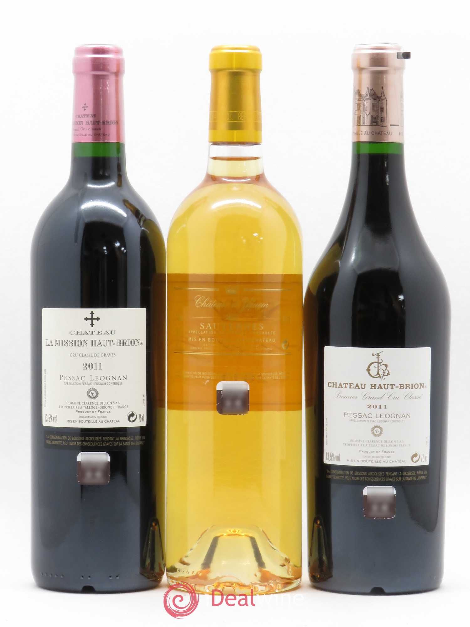 Caisse Collection Duclot 2011 Petrus, Lafite, Latour, Mouton Rothschild, Margaux, Haut Brion, Mission, Cheval Blanc et Yquem 2011 - Posten von 9 Flaschen - 2