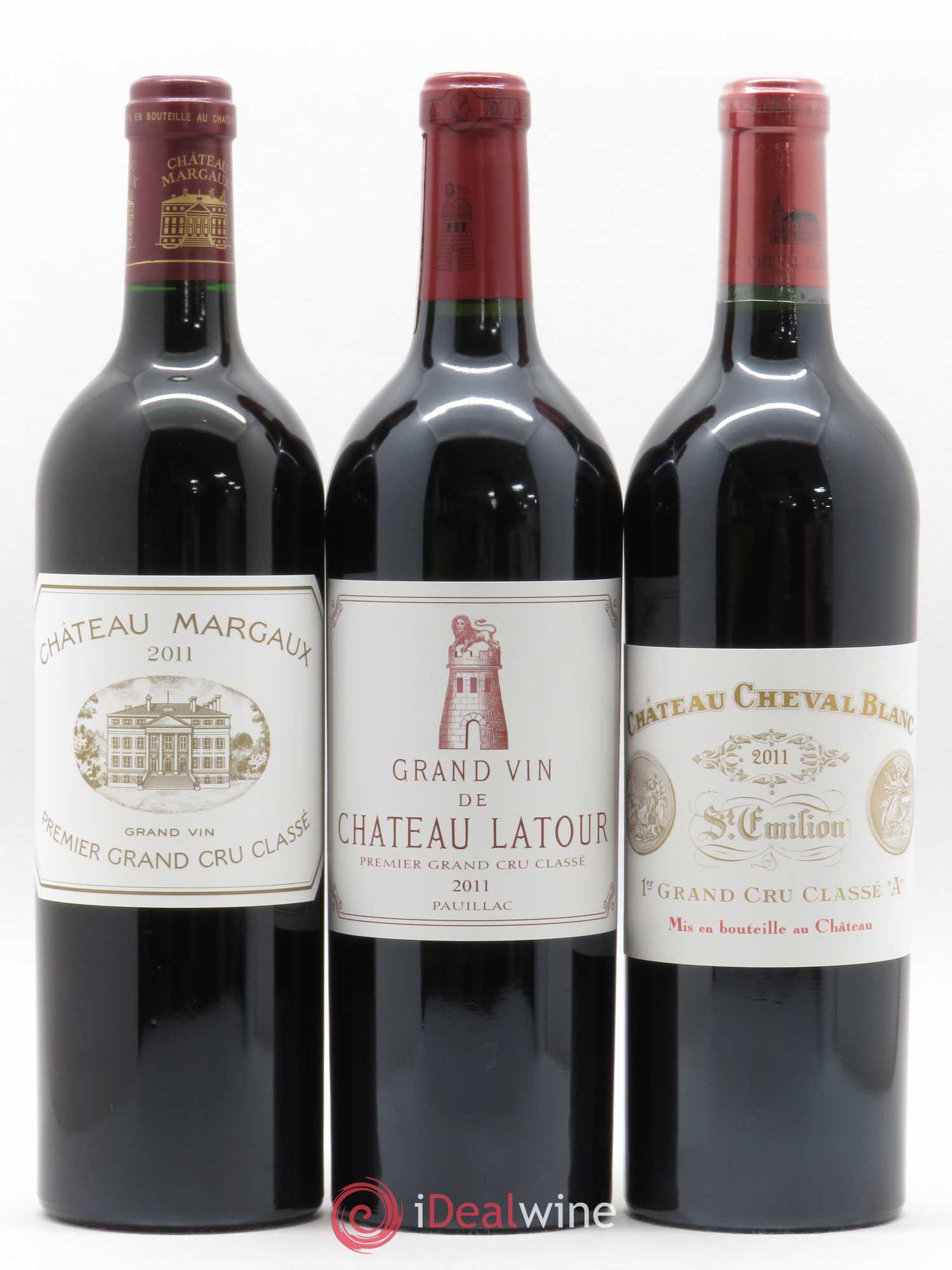 Caisse Collection Duclot 2011 Petrus, Lafite, Latour, Mouton Rothschild, Margaux, Haut Brion, Mission, Cheval Blanc et Yquem 2011 - Posten von 9 Flaschen - 3