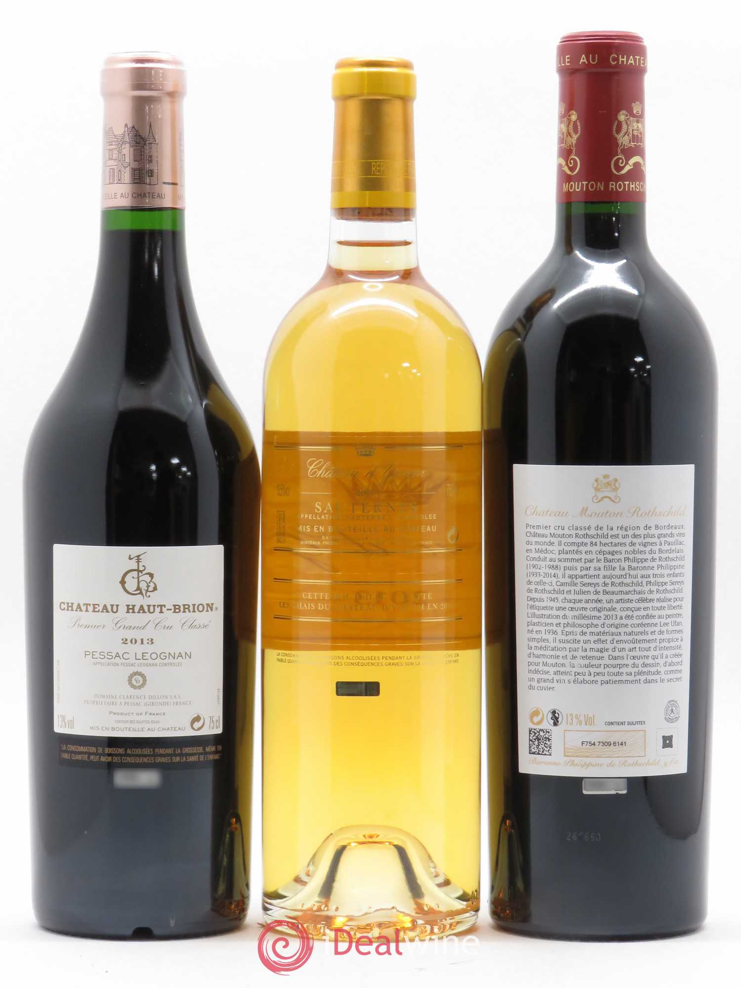 Caisse Collection Duclot 2013 Petrus, Lafite Rothschild, Mouton Rothschild, Margaux,  Haut Brion,  Mission, Cheval Blanc et Yquem 2013 - Lot de 8 bouteilles - 2