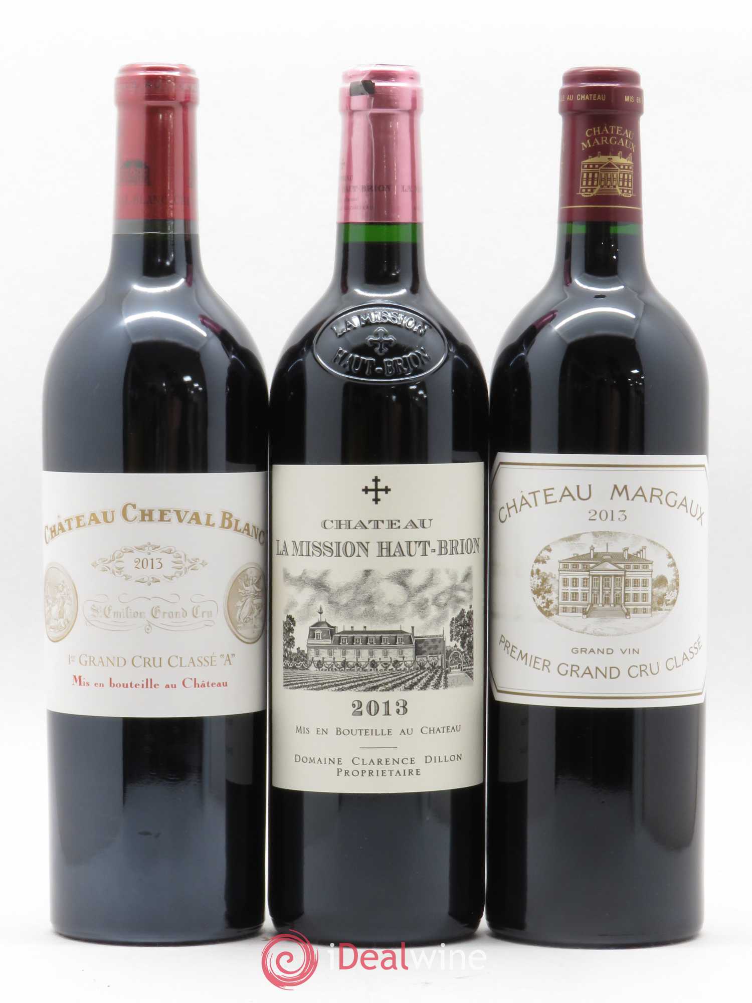 Caisse Collection Duclot 2013 Petrus, Lafite Rothschild, Mouton Rothschild, Margaux,  Haut Brion,  Mission, Cheval Blanc et Yquem 2013 - Lot de 8 bouteilles - 3