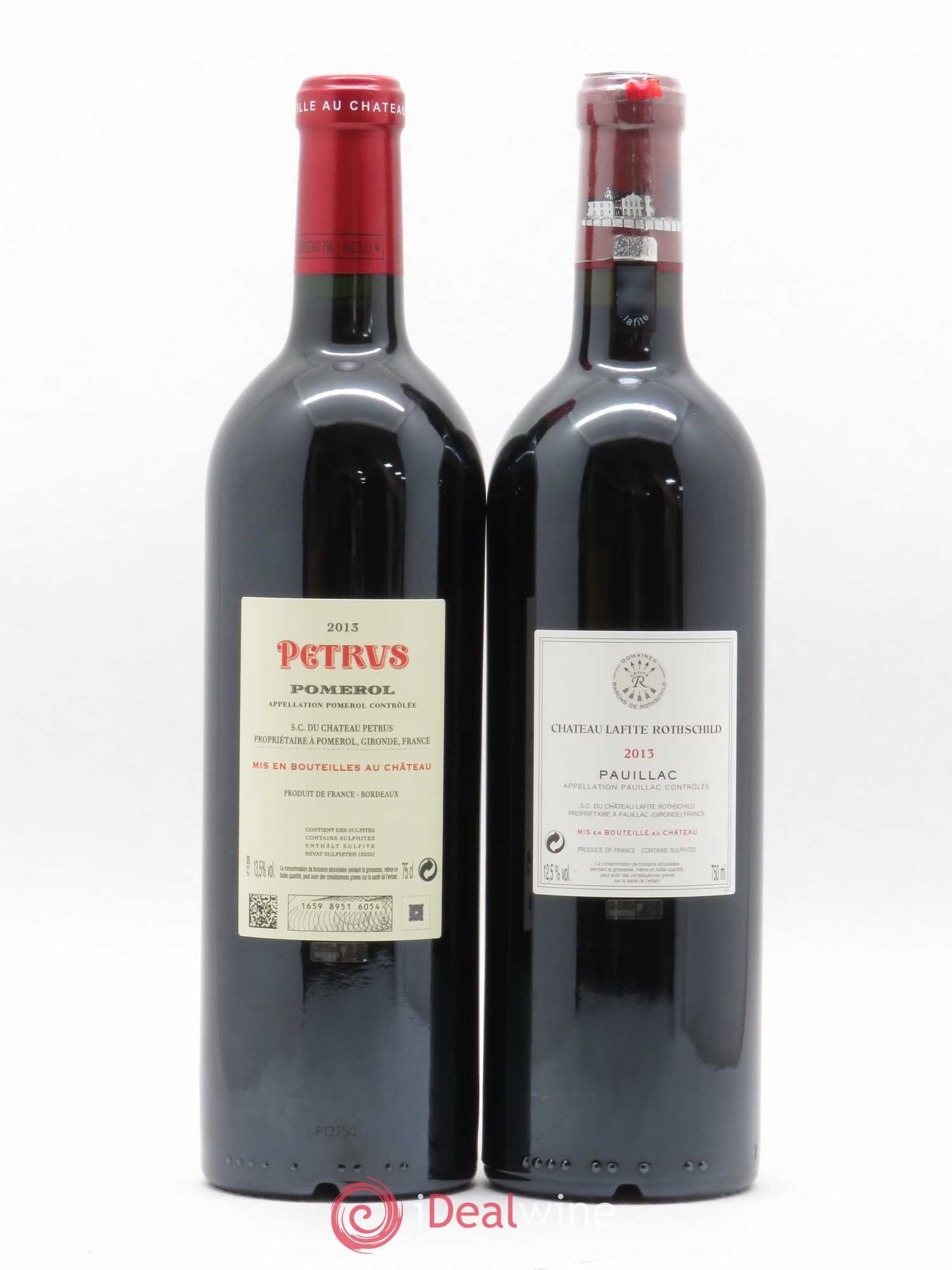 Caisse Collection Duclot 2013 Petrus, Lafite Rothschild, Mouton Rothschild, Margaux,  Haut Brion,  Mission, Cheval Blanc et Yquem 2013 - Lot de 8 bouteilles - 6