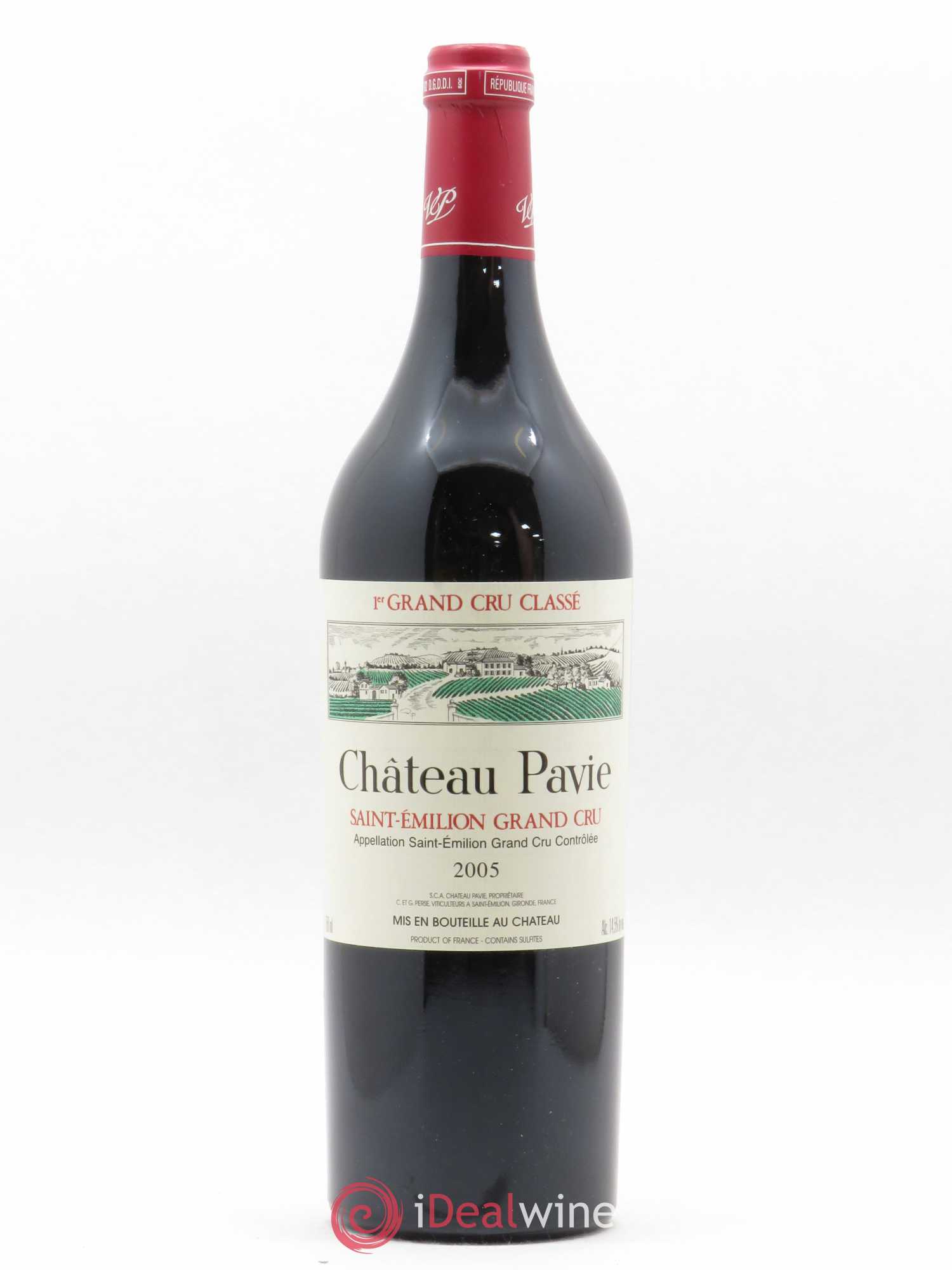 Château Pavie 1er Grand Cru Classé A 2005 - Lot de 1 bouteille - 0