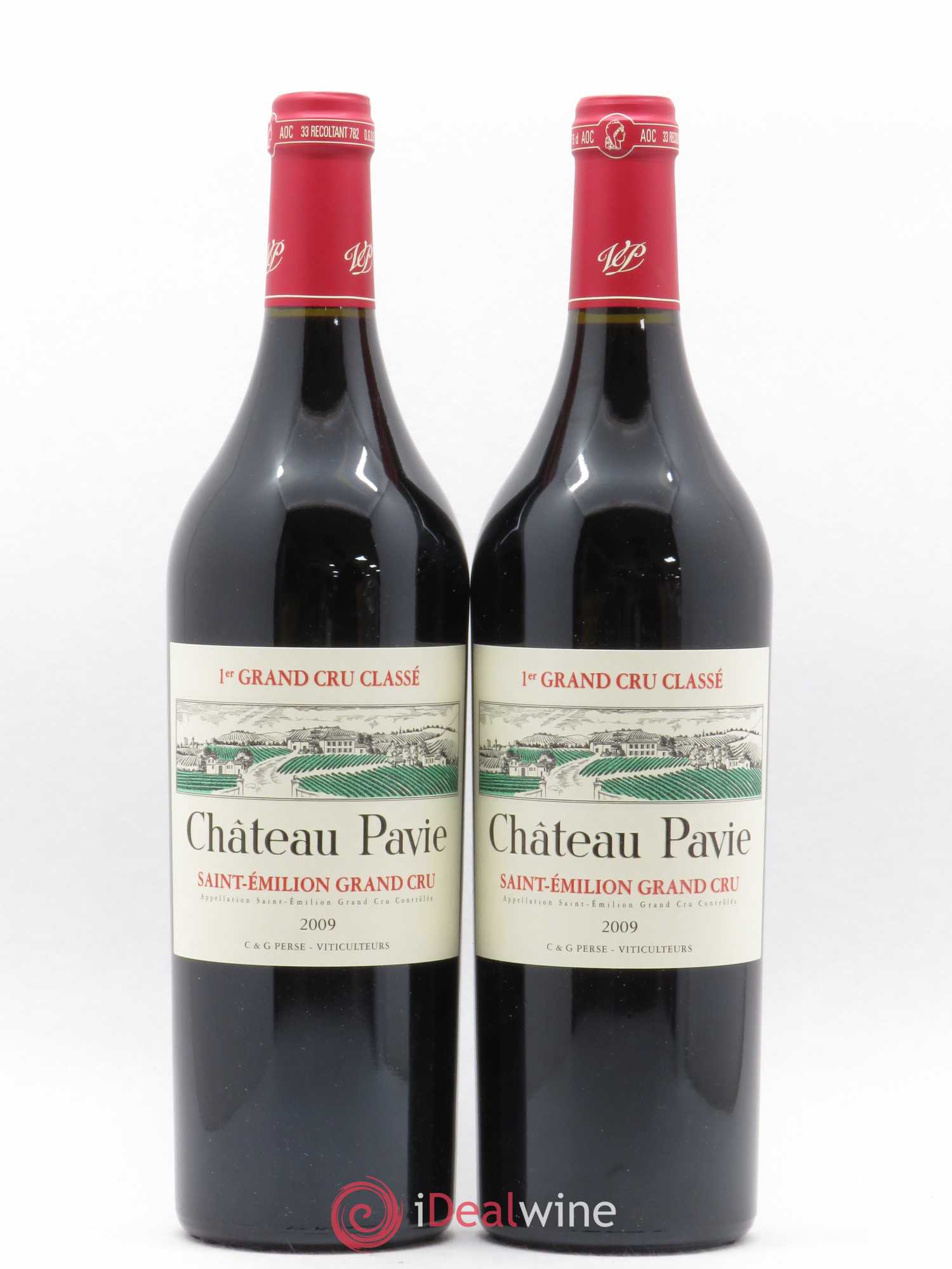 Château Pavie 1er Grand Cru Classé A 2009 - Lot de 2 bouteilles - 0