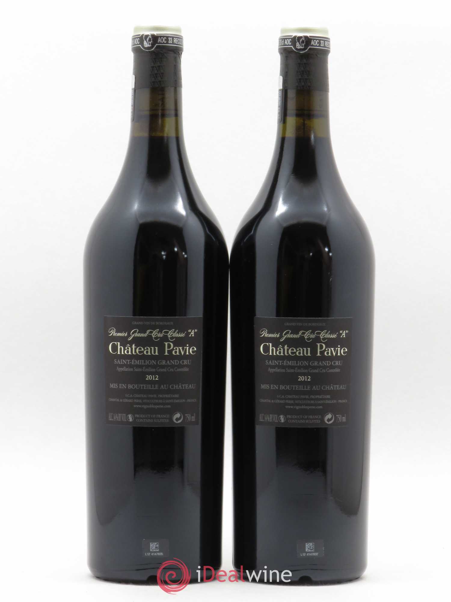 Château Pavie 1er Grand Cru Classé A 2012 - Lot de 2 bouteilles - 1