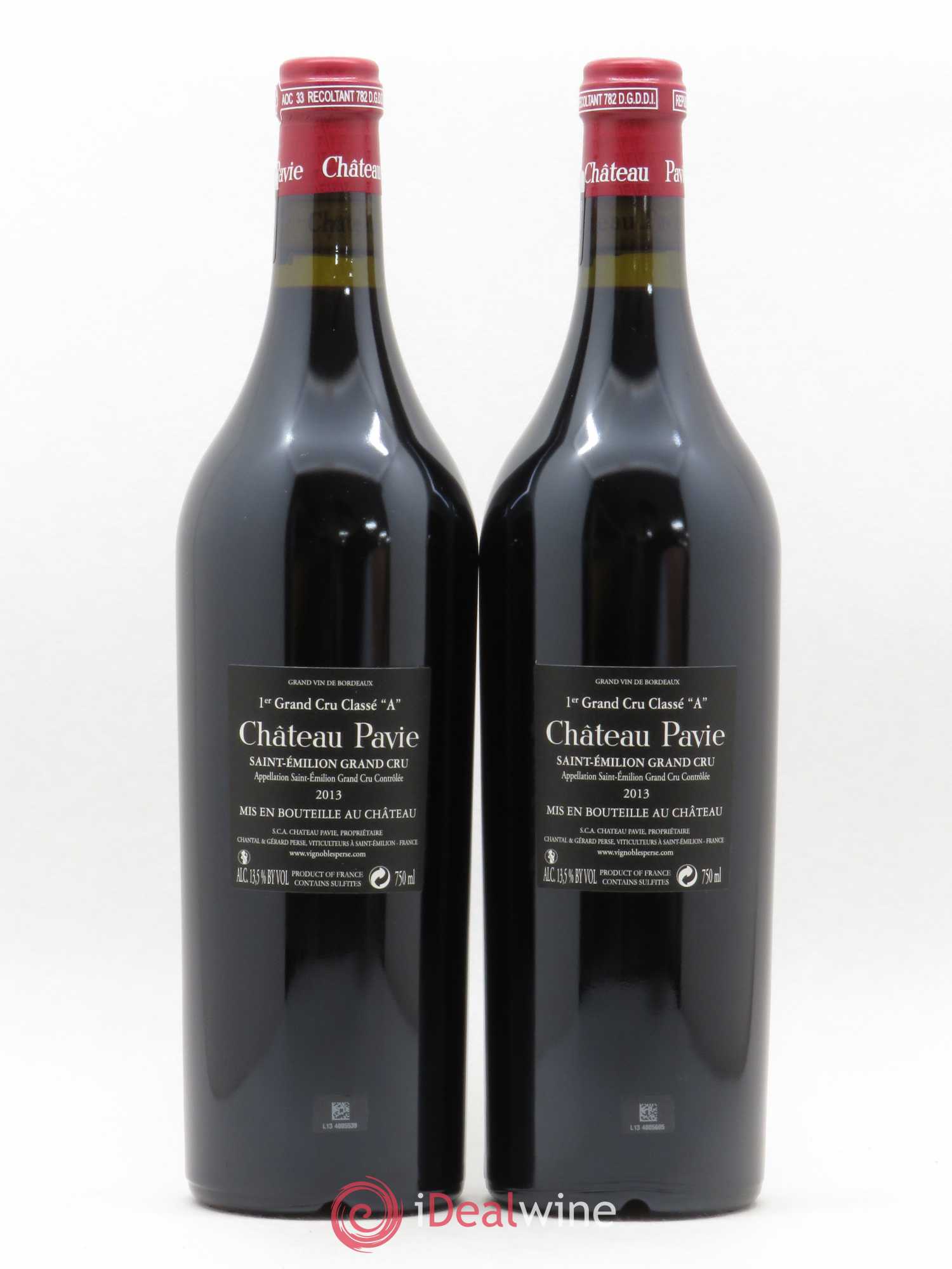 Château Pavie 1er Grand Cru Classé A 2013 - Lot de 2 bouteilles - 1