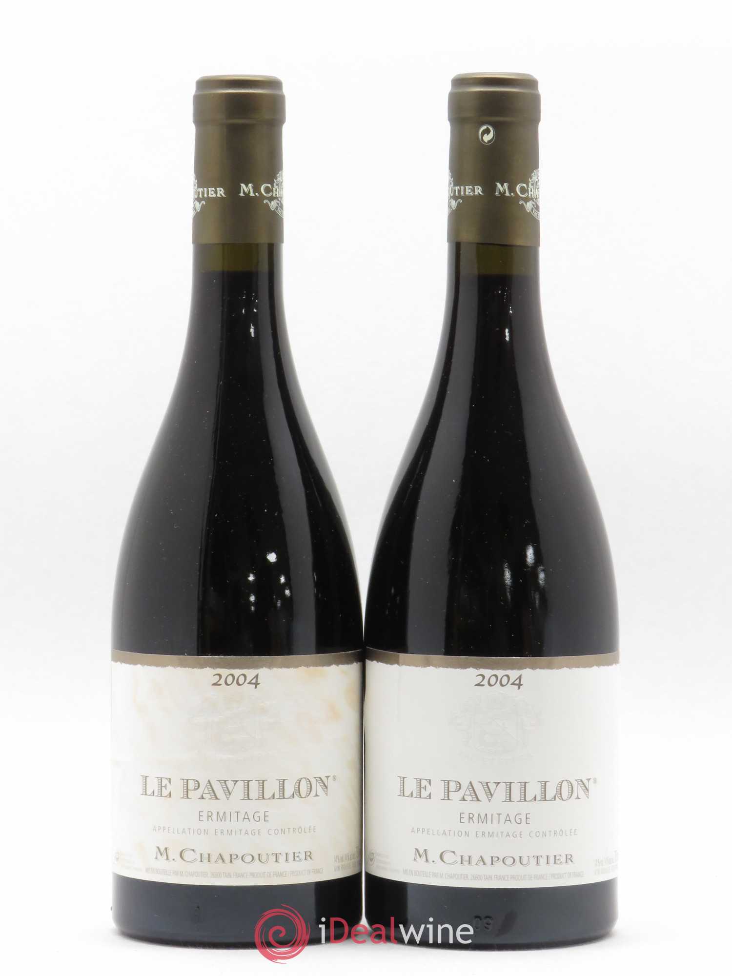 Hermitage Ermitage Le Pavillon Chapoutier 2004 - Lot de 2 bouteilles - 0