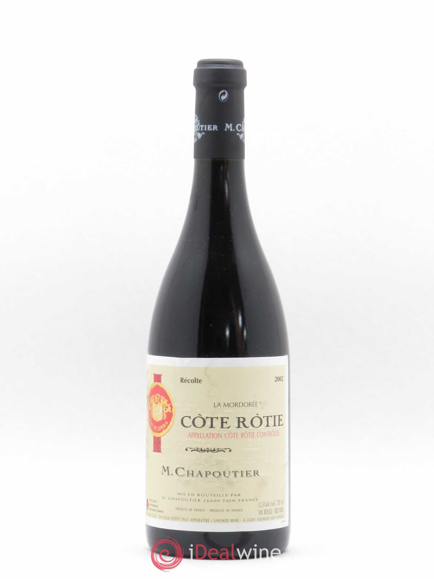 Côte-Rôtie La Mordorée Chapoutier 2002 - Lot de 1 bouteille - 0