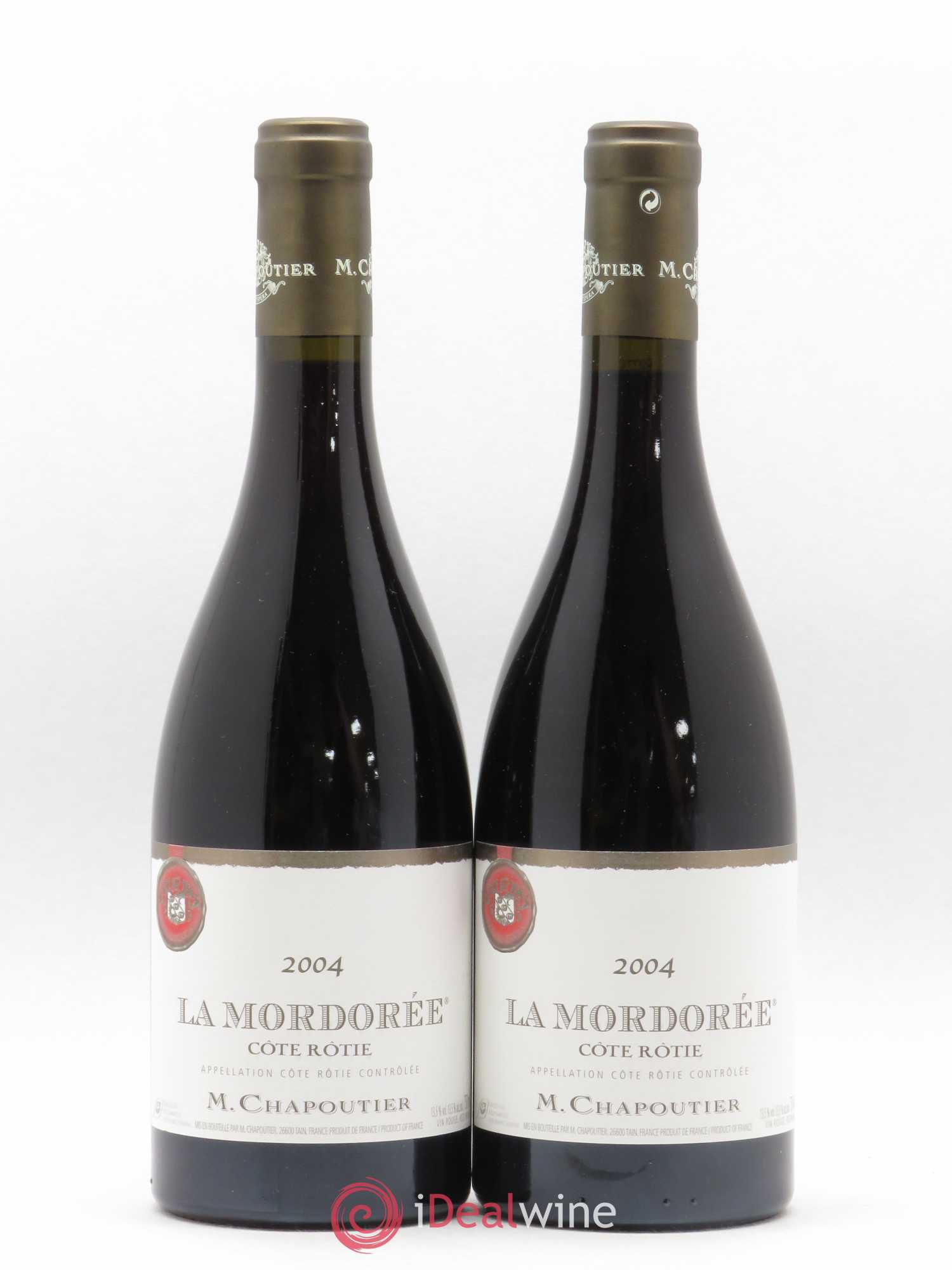 Côte-Rôtie La Mordorée Chapoutier 2004 - Lot de 2 bouteilles - 0