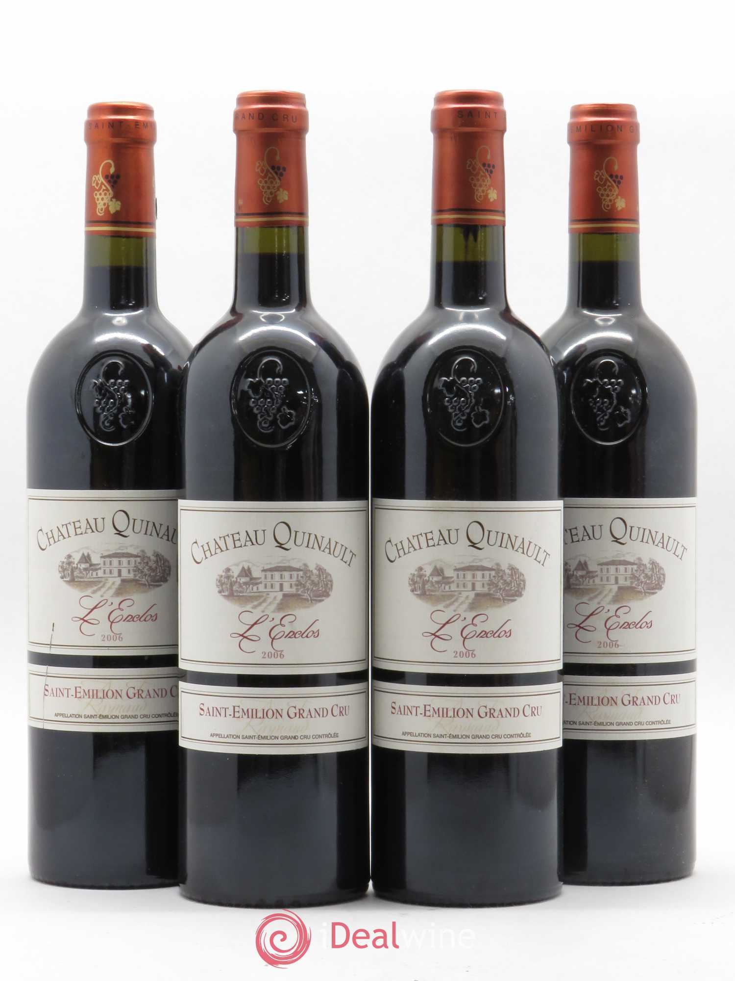Château Quinault L'Enclos 2006 - Lot de 4 bouteilles - 0