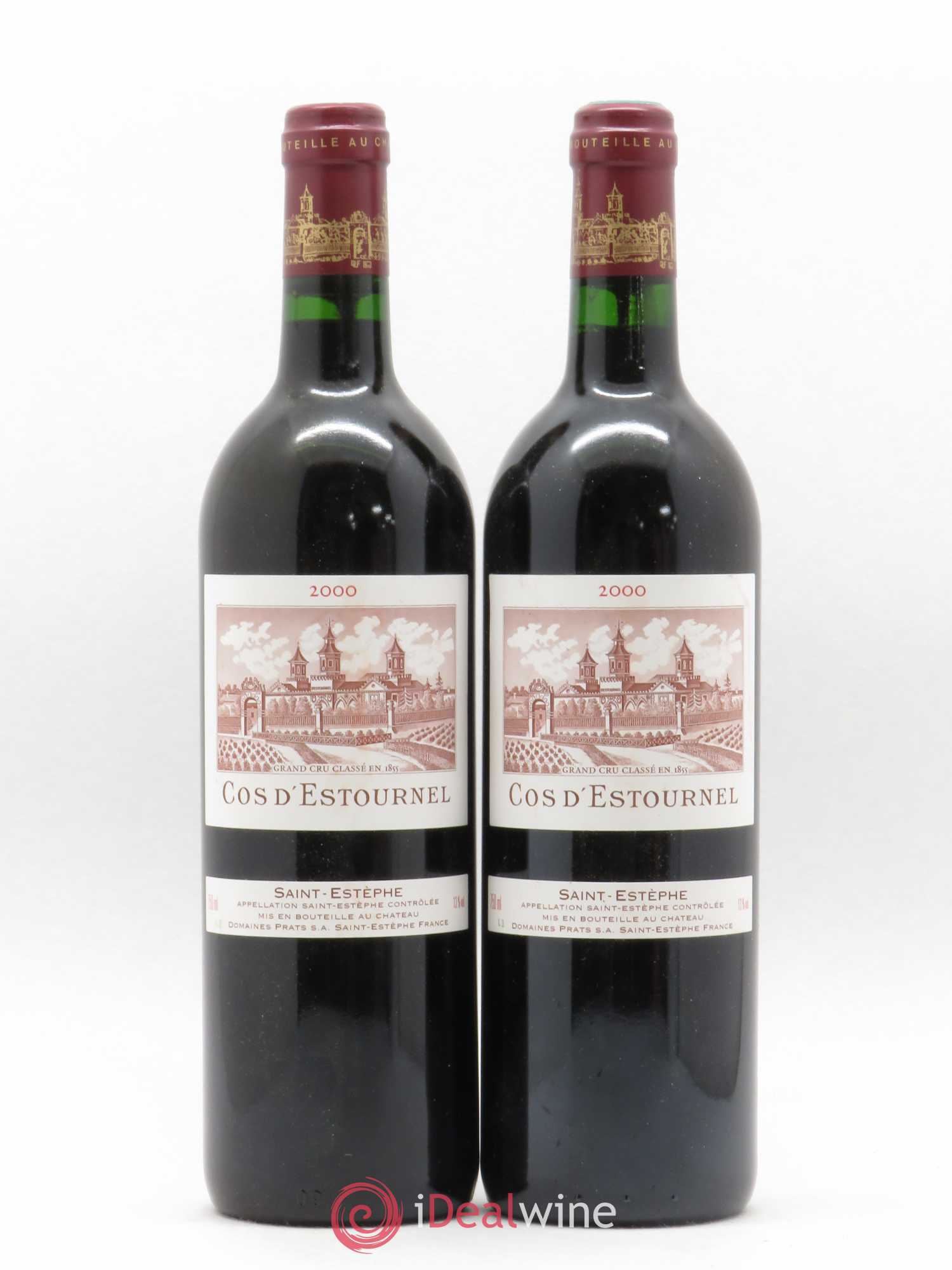 Cos d'Estournel 2ème Grand Cru Classé 2000 - Lot de 2 bouteilles - 0
