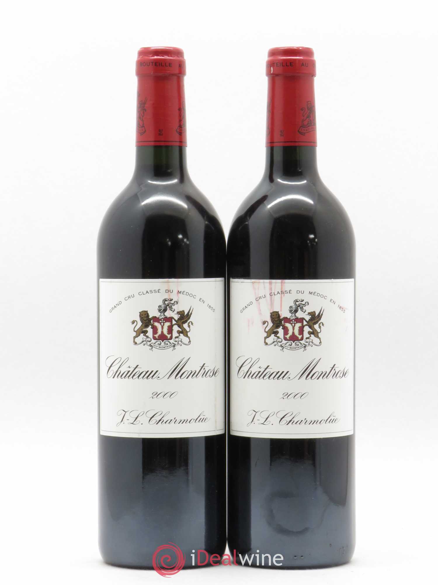 Château Montrose 2ème Grand Cru Classé 2000 - Lot de 2 bouteilles - 0