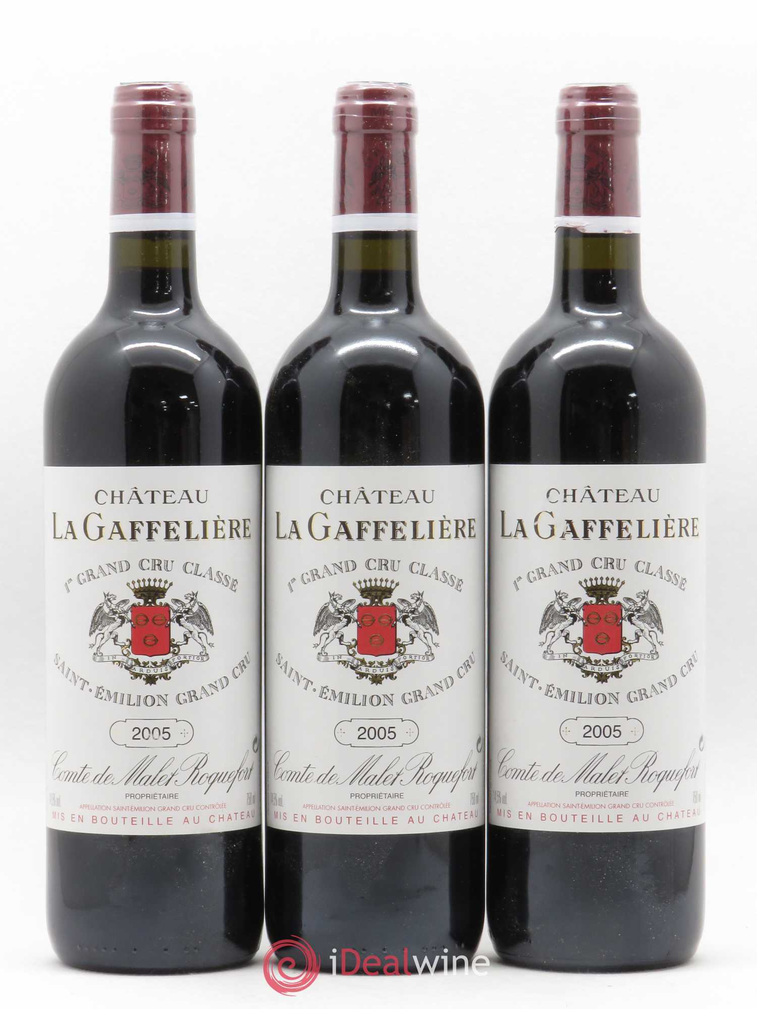 Château la Gaffelière 1er Grand Cru Classé B 2005 - Lot de 3 bouteilles - 0