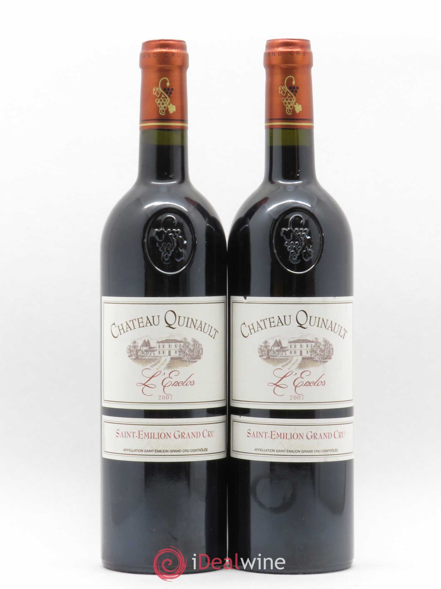 Château Quinault L'Enclos 2007 - Lot de 2 bouteilles - 0