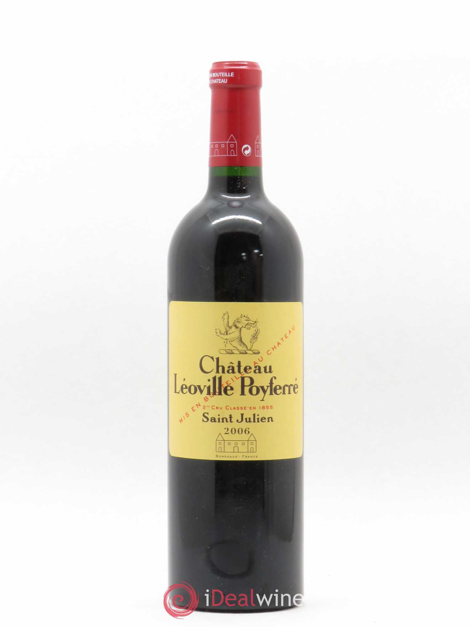 Château Léoville Poyferré 2ème Grand Cru Classé 2006 - Lot de 1 bouteille - 0