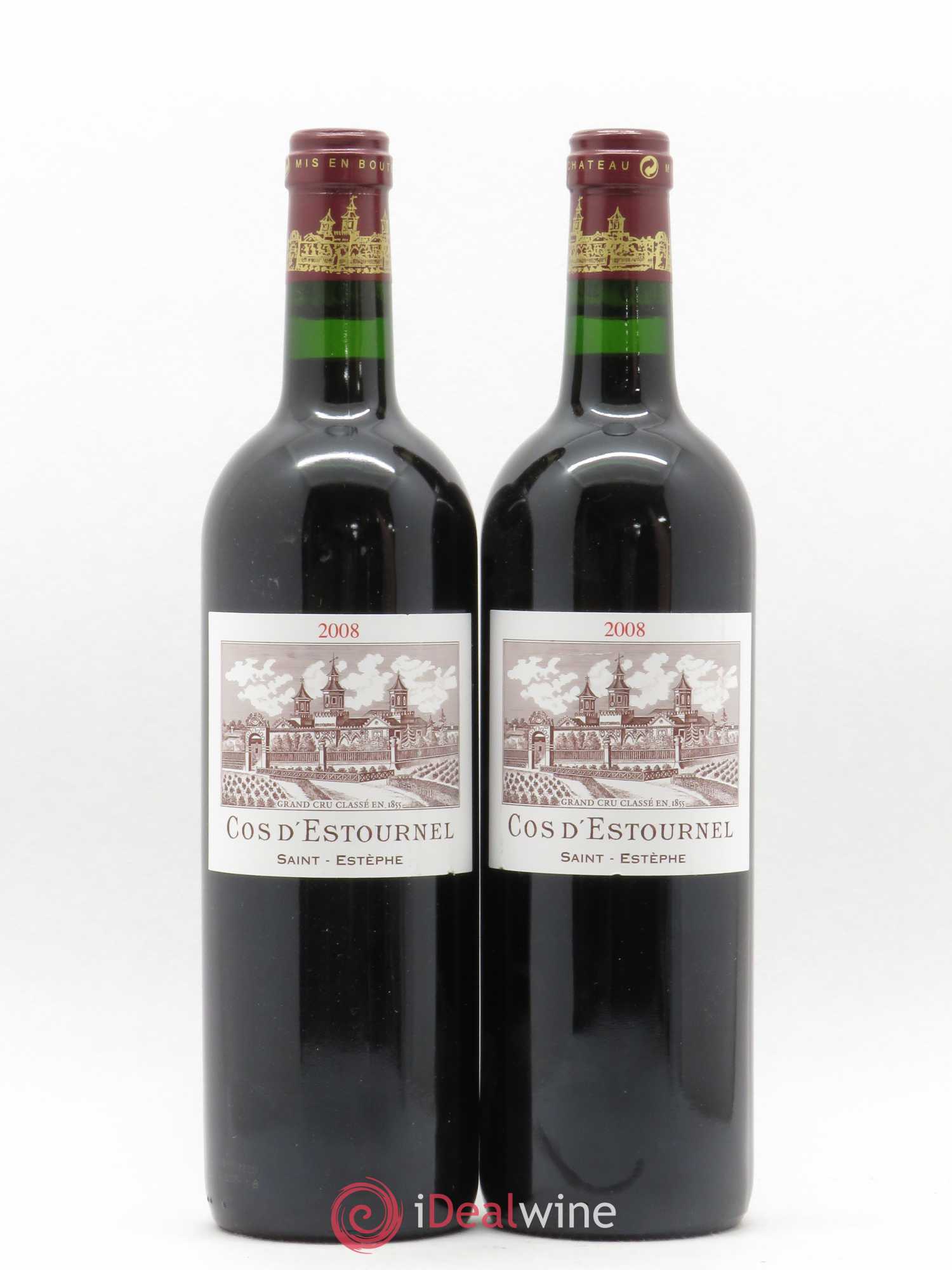 Cos d'Estournel 2ème Grand Cru Classé 2008 - Lot de 2 bouteilles - 0