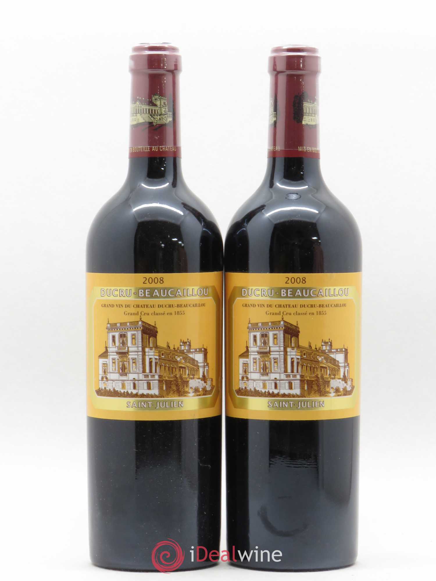 Château Ducru Beaucaillou 2ème Grand Cru Classé 2008 - Lot de 2 bouteilles - 0