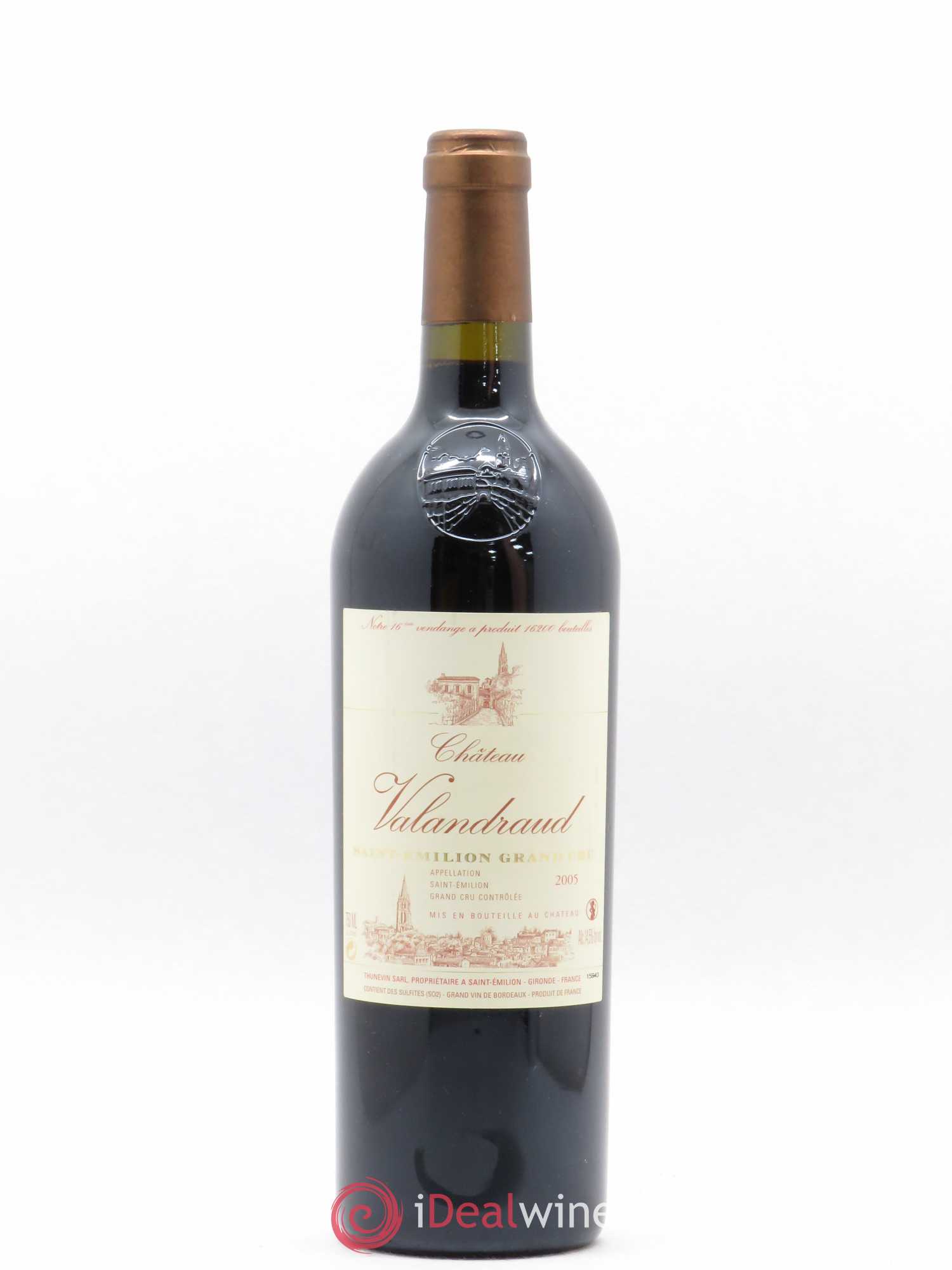 Château de Valandraud 2005 - Lot de 1 bouteille - 0