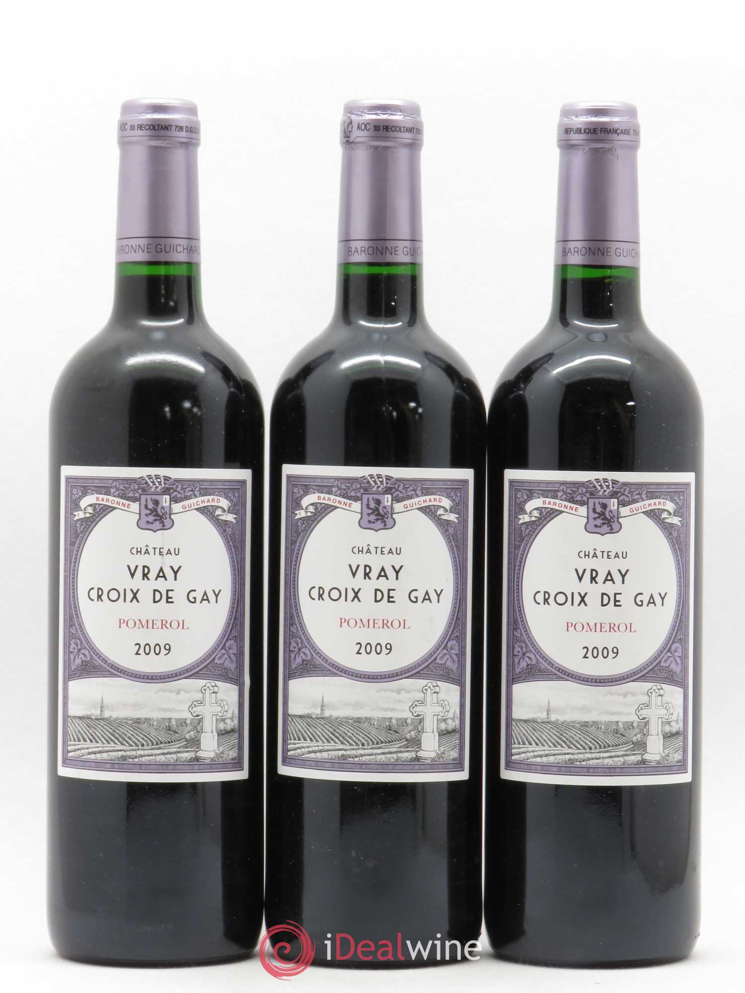 Château Vray Croix de Gay 2009 - Lot de 3 bouteilles - 0