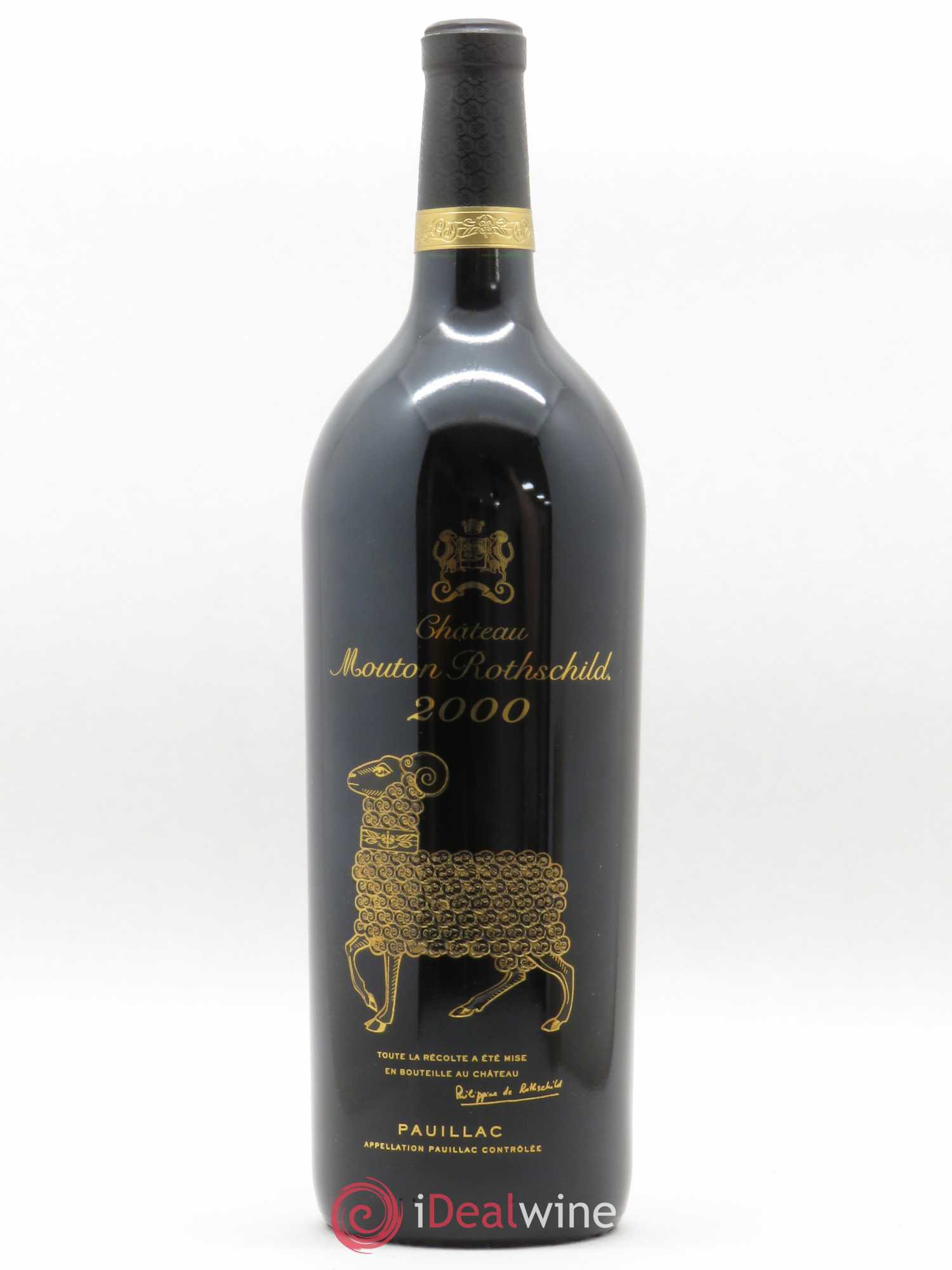 Château Mouton Rothschild 1er Grand Cru Classé 2000 - Lot de 1 magnum - 0
