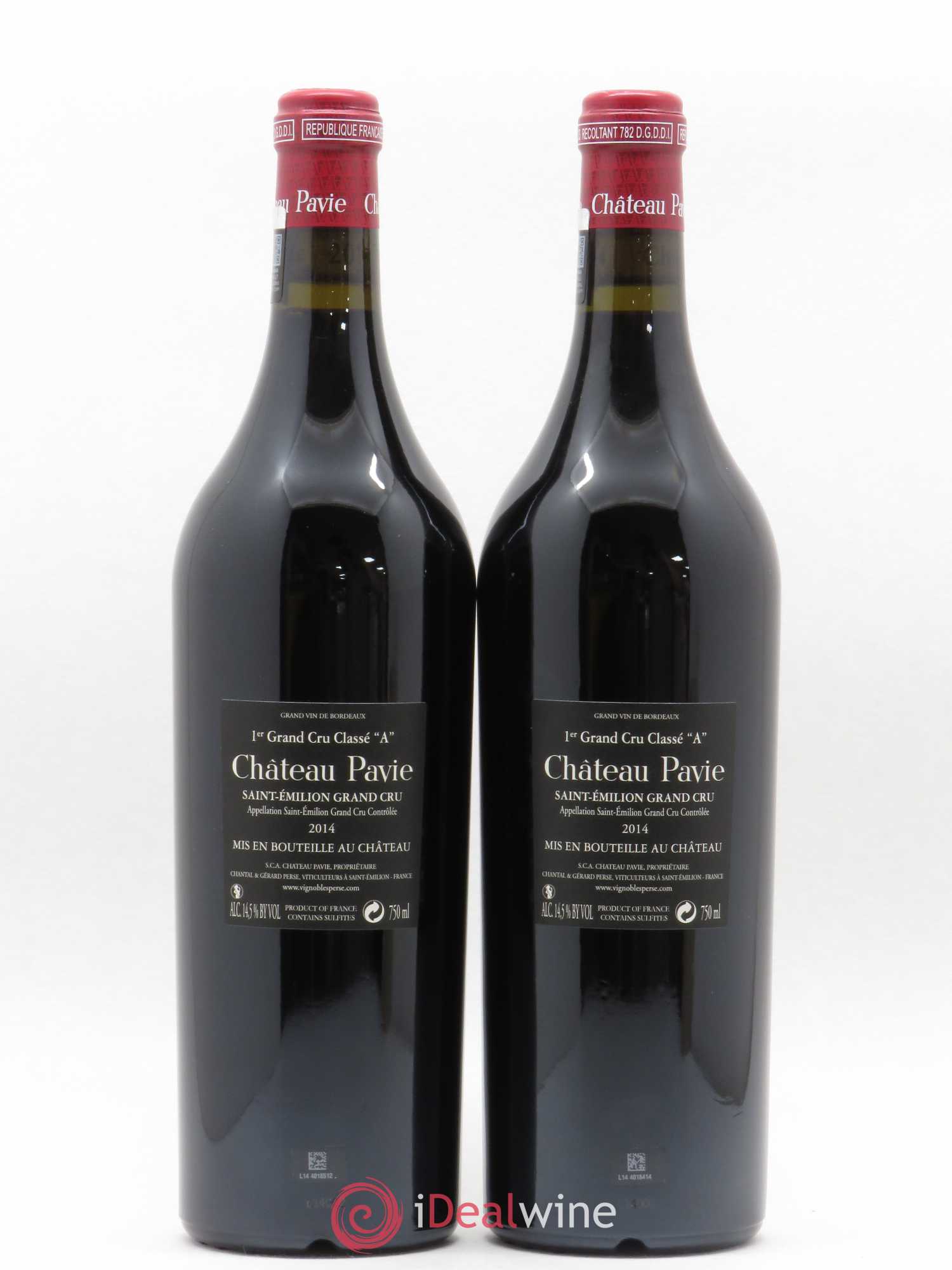 Château Pavie 1er Grand Cru Classé A 2014 - Lot de 2 bouteilles - 1