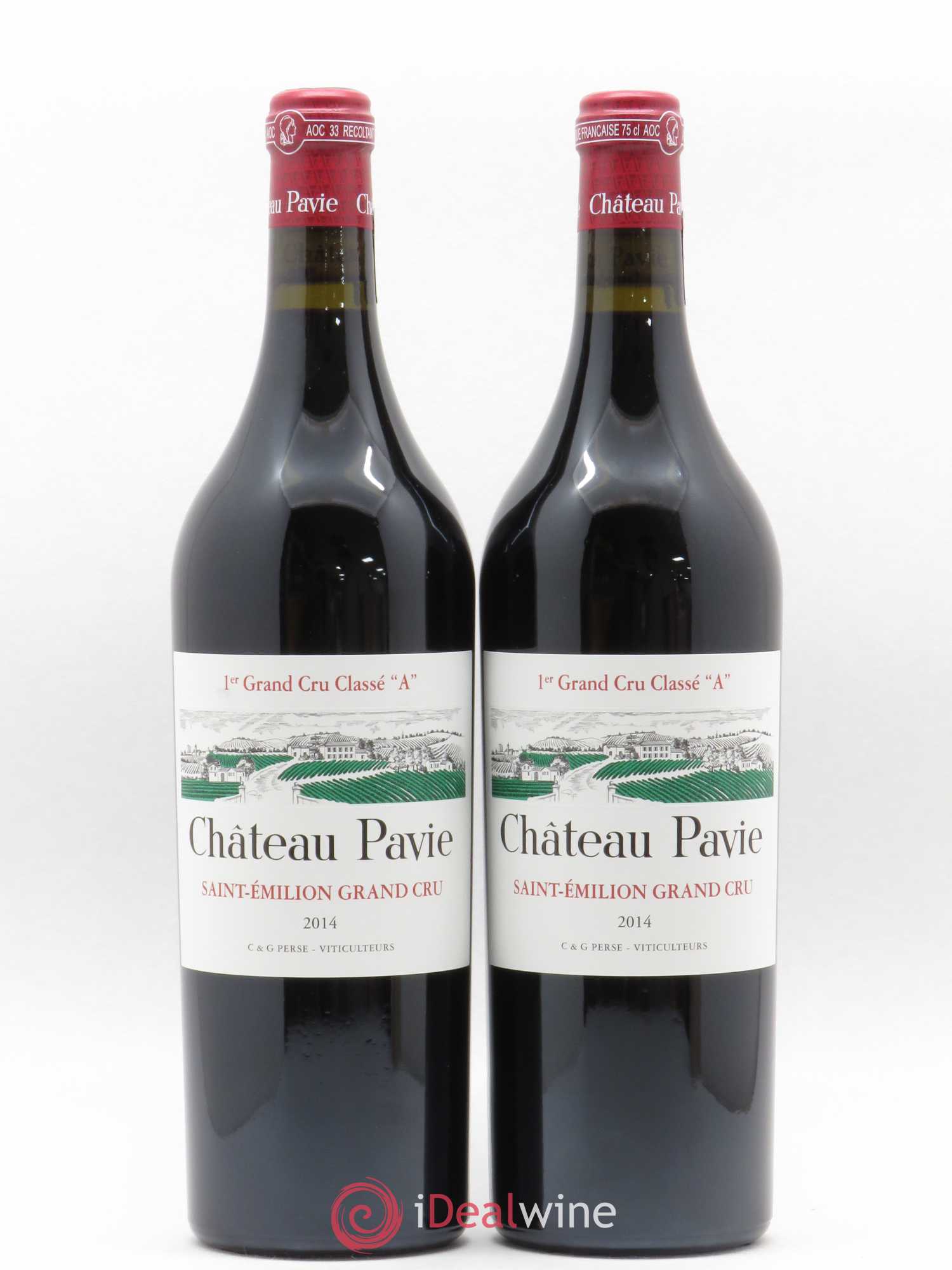 Château Pavie 1er Grand Cru Classé A 2014 - Lot de 2 bouteilles - 0