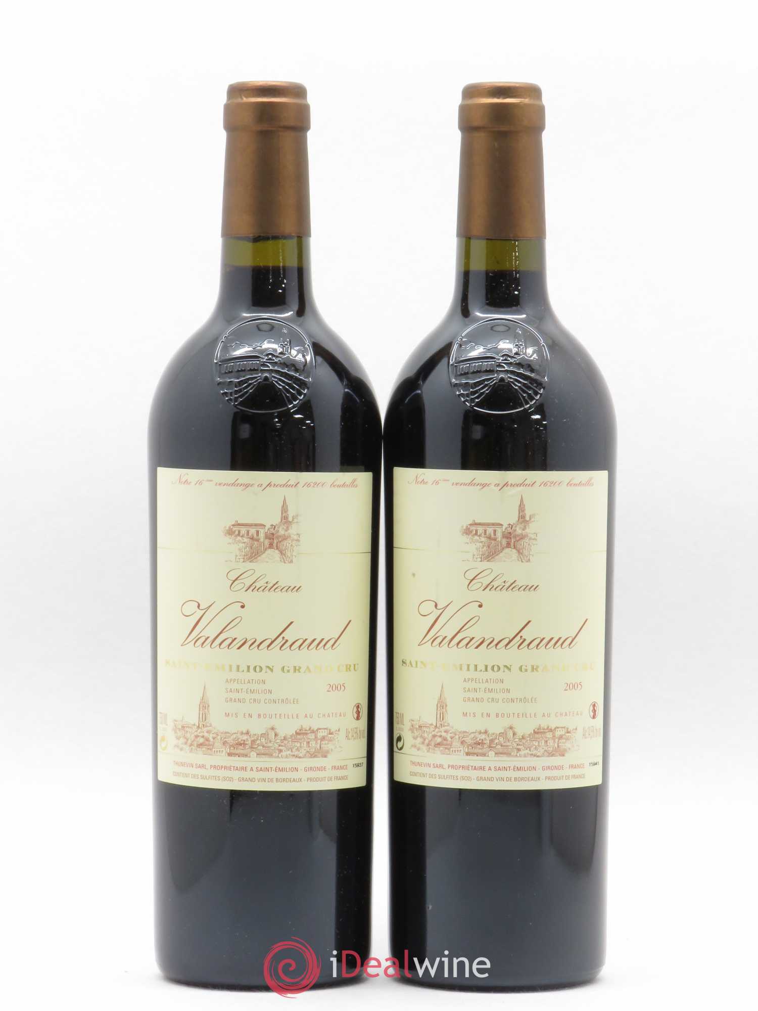 Château de Valandraud 2005 - Lot de 2 bouteilles - 0