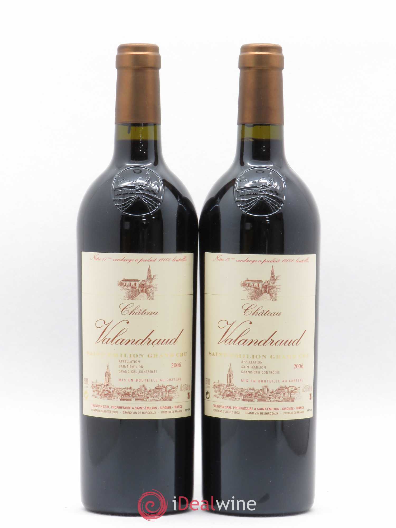 Château de Valandraud 2006 - Lot de 2 bouteilles - 0