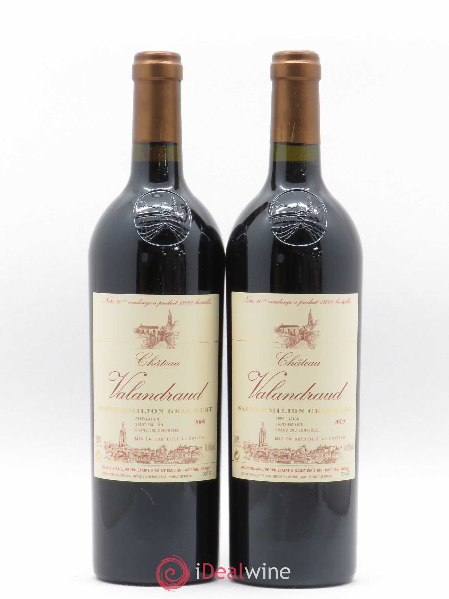 Château de Valandraud 2009 - Lot de 2 bouteilles - 0
