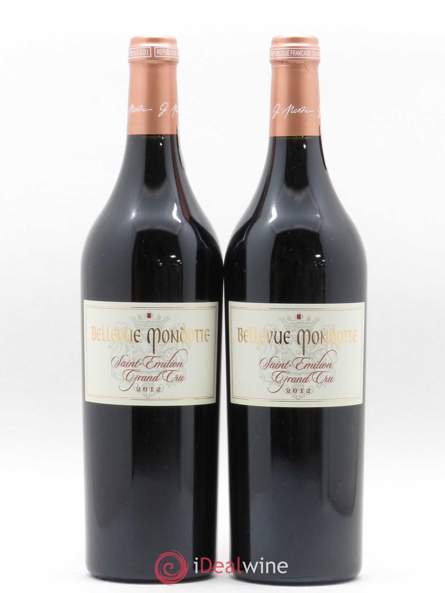 Château Bellevue Mondotte 2012 - Lot de 2 bouteilles - 0