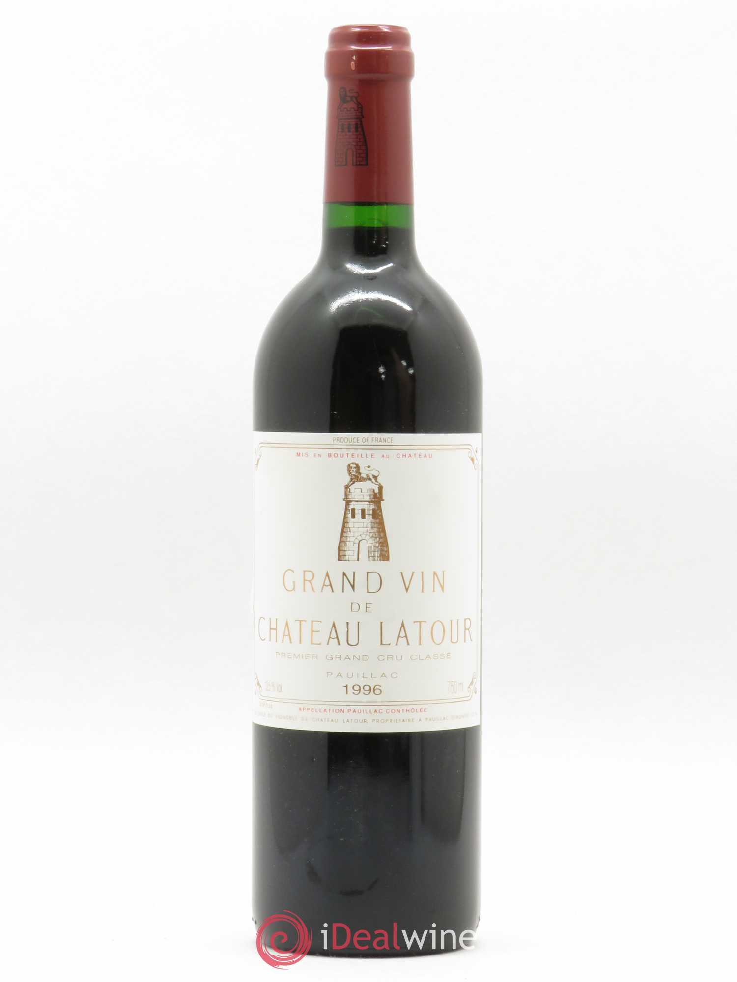Château Latour 1er Grand Cru Classé 1996 - Lot de 1 bouteille - 0