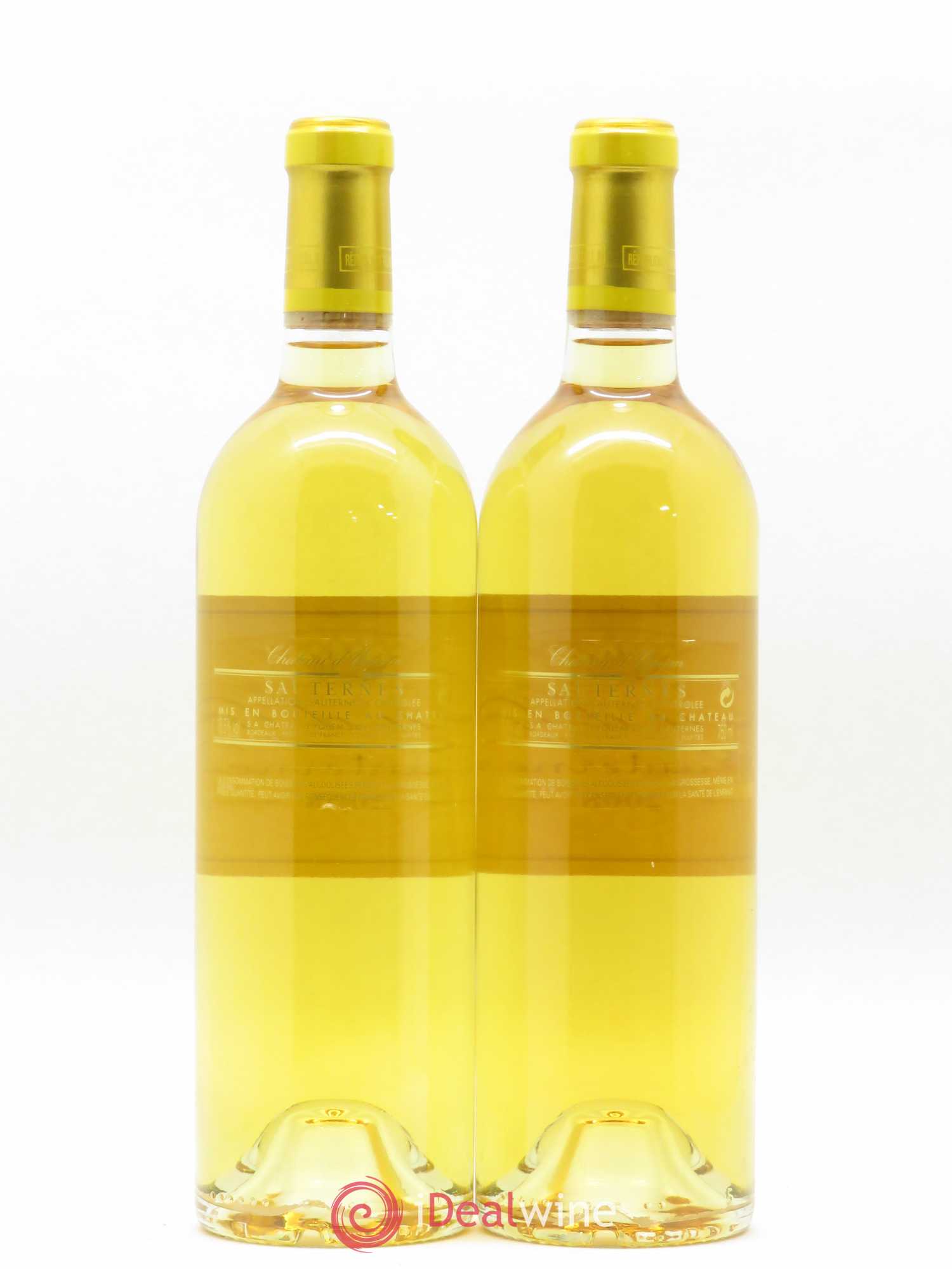 Château d' Yquem 1er Cru Classé Supérieur 2008 - Lotto di 2 bottiglie - 1