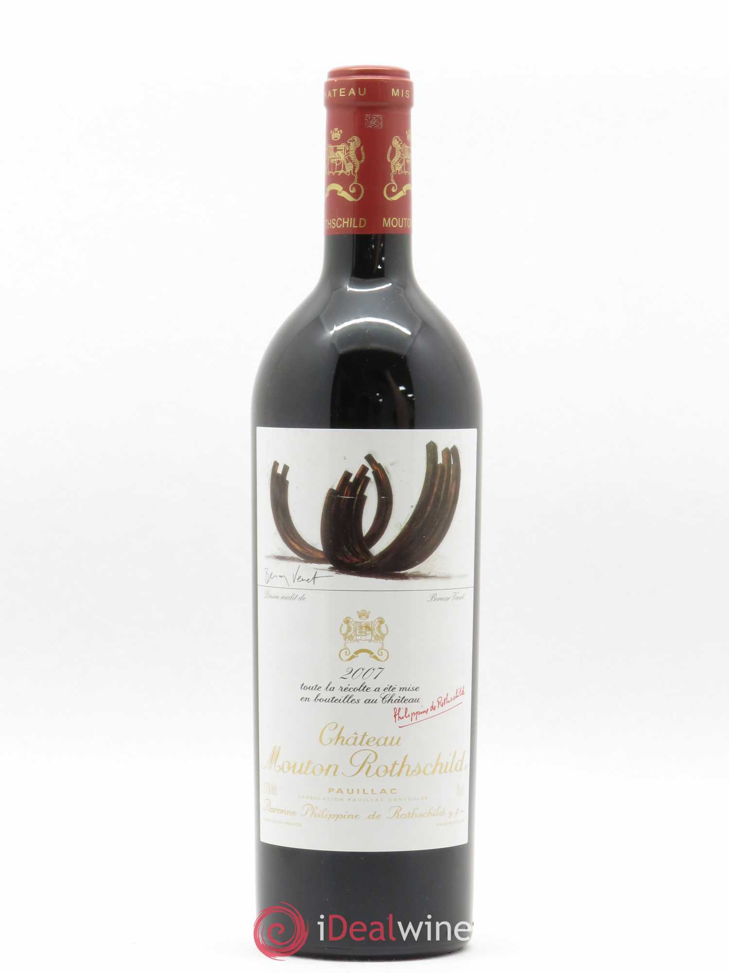 Château Mouton Rothschild 1er Grand Cru Classé 2007 - Lot de 1 bouteille - 0