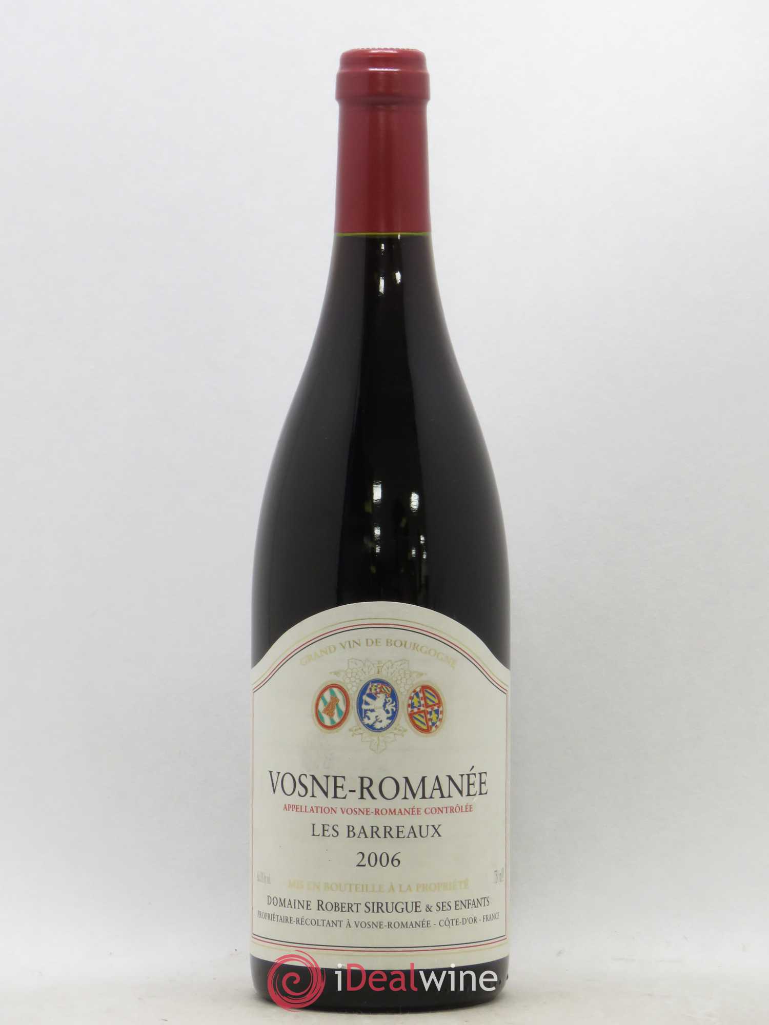 Vosne-Romanée Les Barreaux Robert Sirugue et Fils 2006 - Posten von 1 Flasche - 0