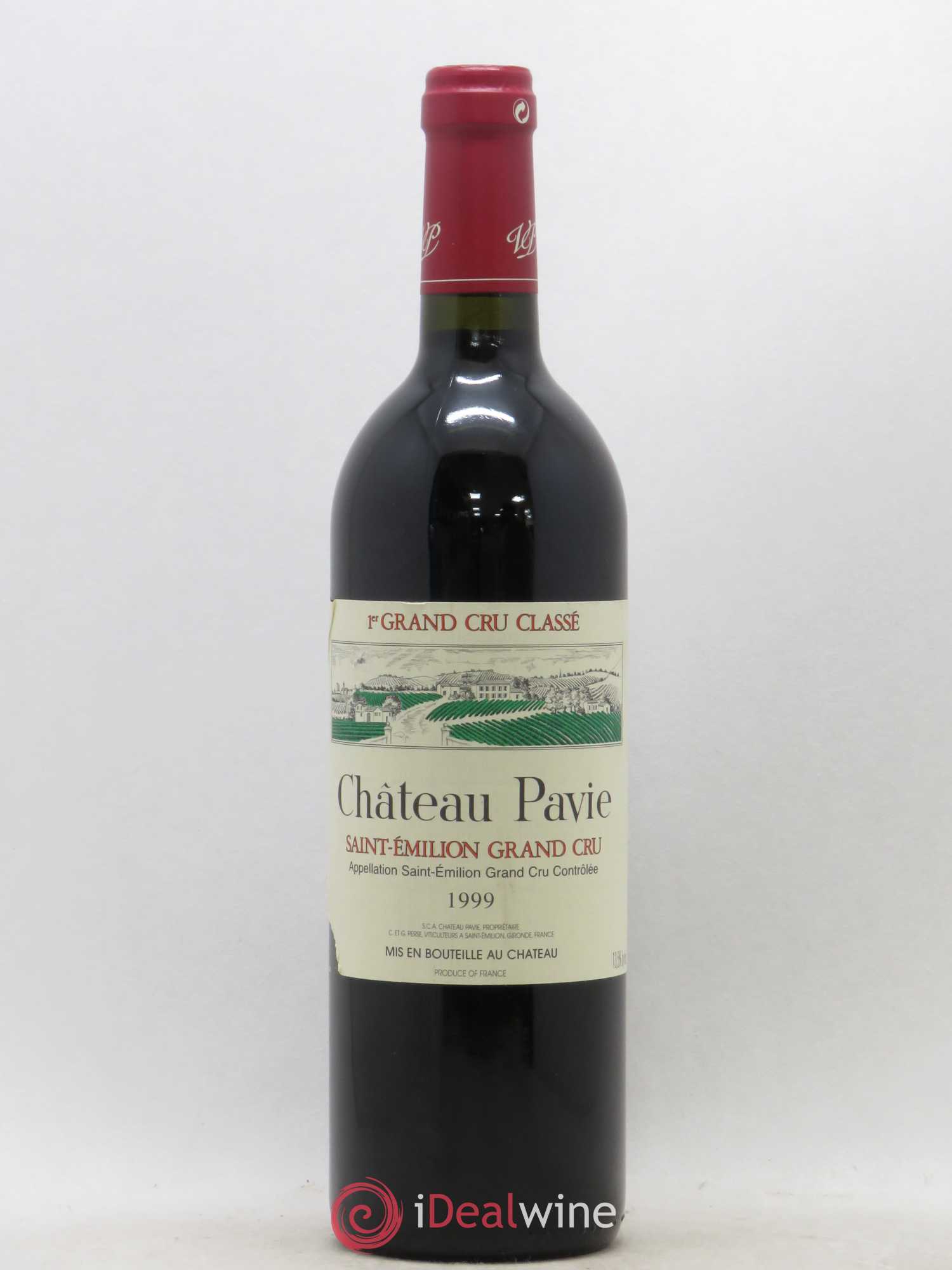 Château Pavie 1er Grand Cru Classé A 1999 - Lot de 1 bouteille - 0