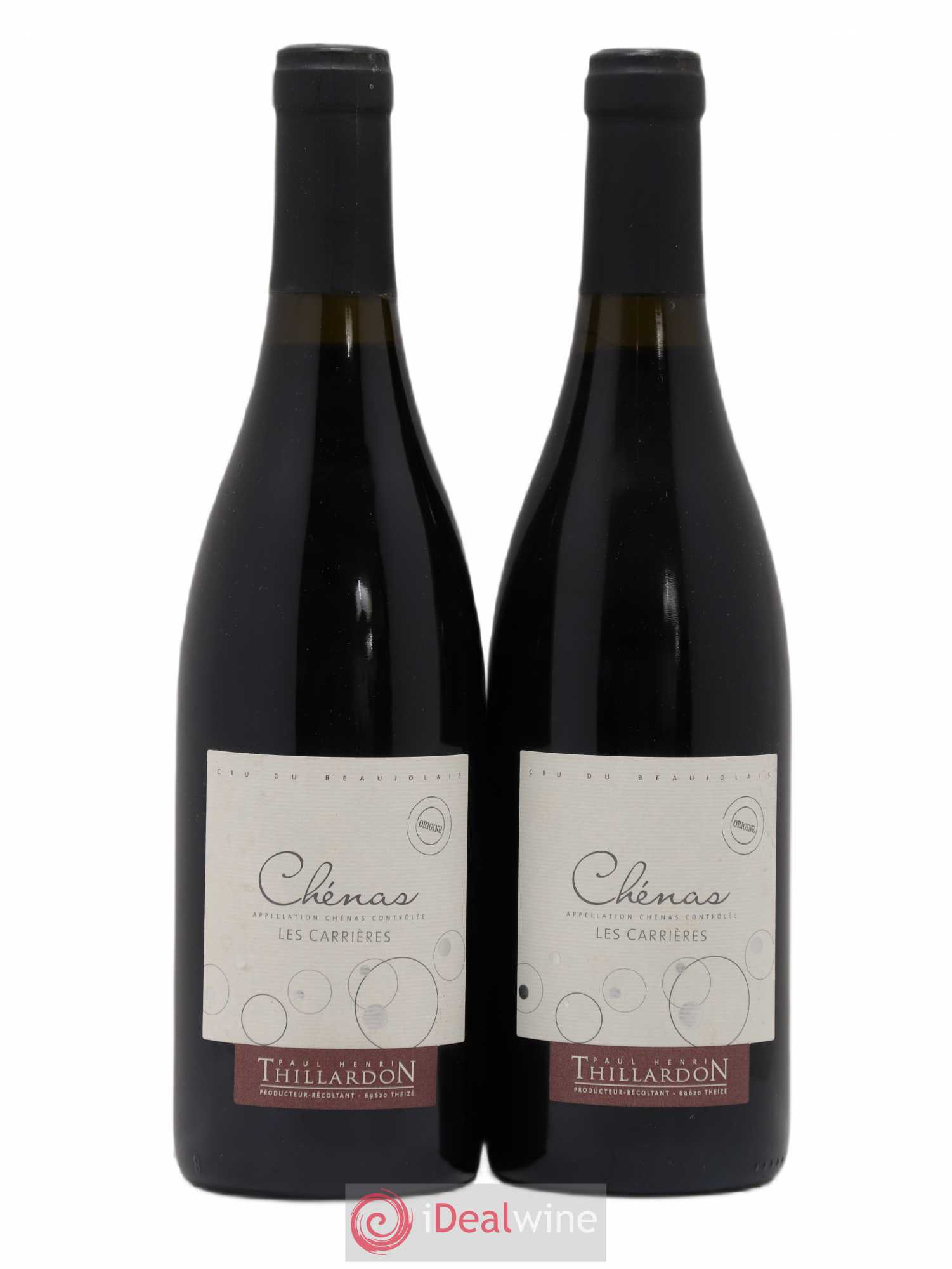 Chénas Les Carrières Domaine Thillardon 2009 - Lot de 2 bouteilles - 0