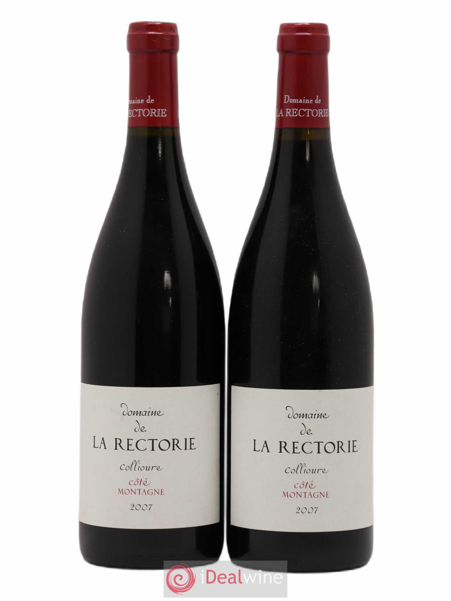 Collioure La Rectorie (Domaine de) Montagne Thierry et Jean Emmanuel Parcé 2007 - Lot de 2 bouteilles - 0