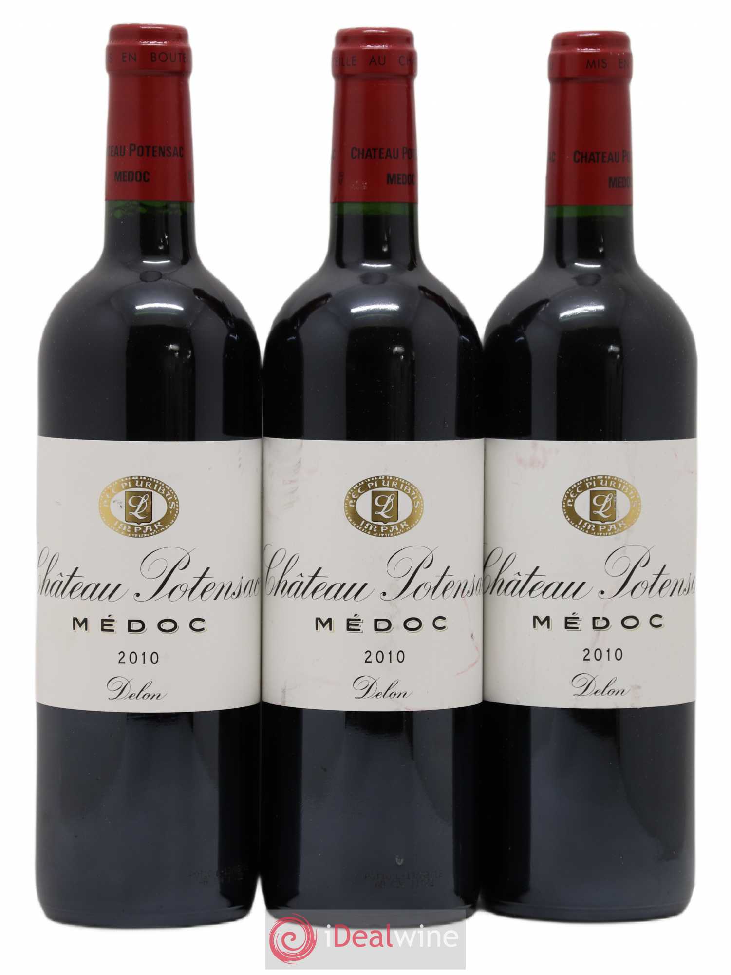 Château Potensac 2010 - Lot de 3 bouteilles - 0