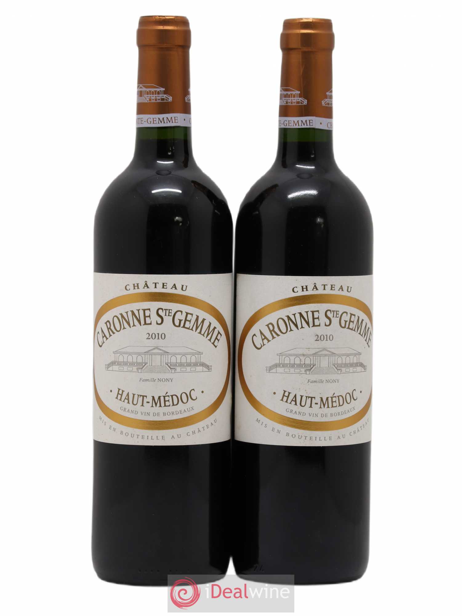 Château Caronne Sainte-Gemme Cru Bourgeois 2010 - Lot de 2 bouteilles - 0