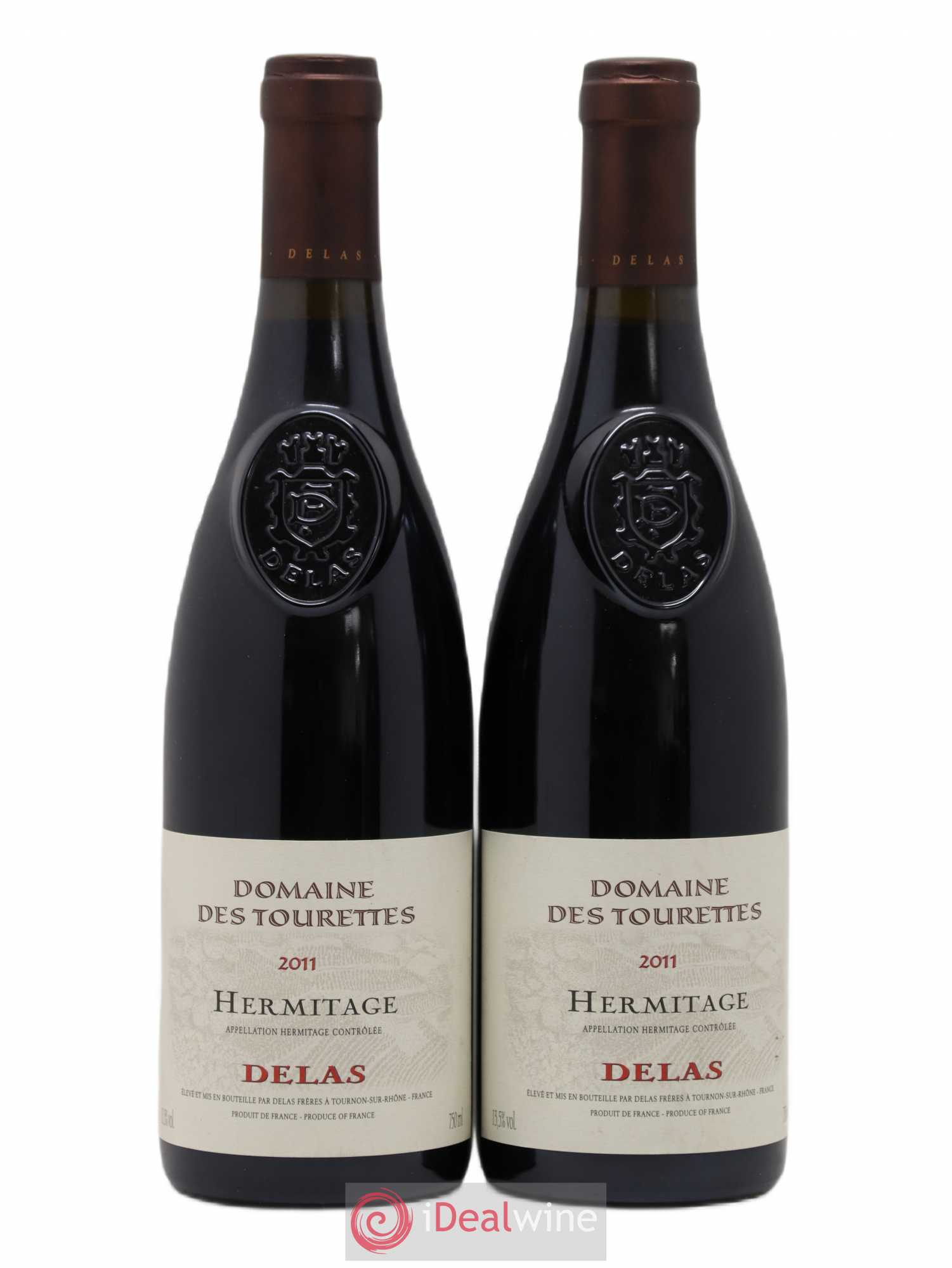 Hermitage Domaine des Tourettes Delas Frères 2011 - Lot de 2 bouteilles - 0